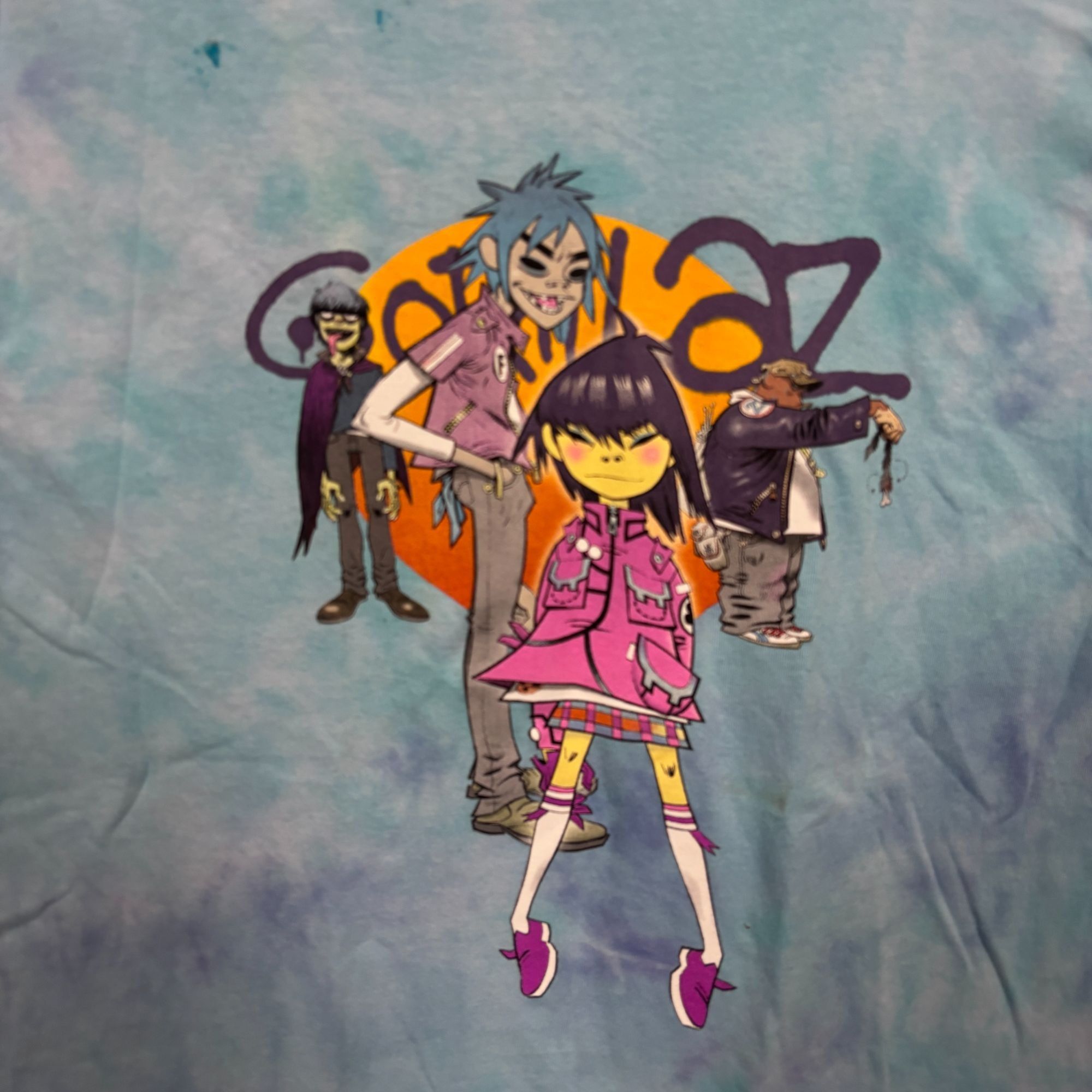 Other The Gorillaz Phase 1 Celebrity Take Down Rock Tie Dye M Size US M / EU 48-50 / 2 - 2 Thumbnail