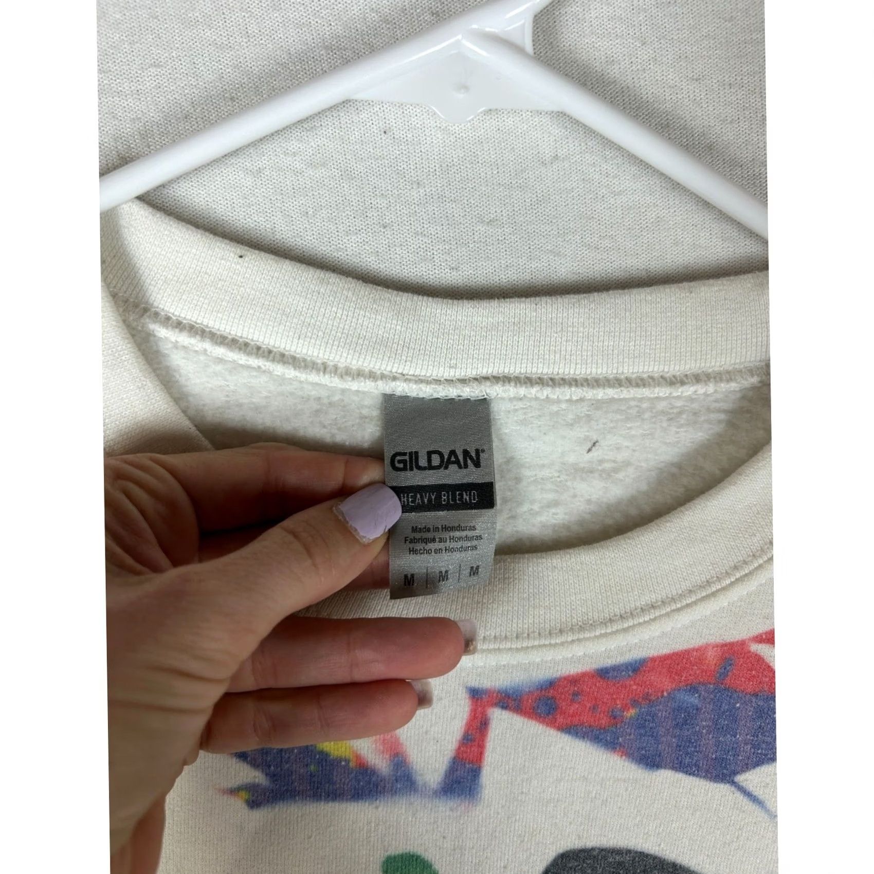 Gildan VINTAGE Gildan Sweatshirt Men's M White 90s Fresh Prince of Bel-Air TV Show Shirt Size US M / EU 48-50 / 2 - 2 Thumbnail