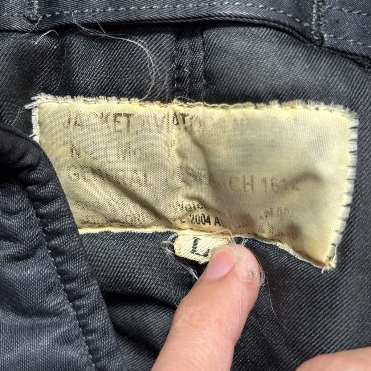 General Research General Research N-2B Bomber Flight Jacket Size US L / EU 52-54 / 3 - 7 Thumbnail