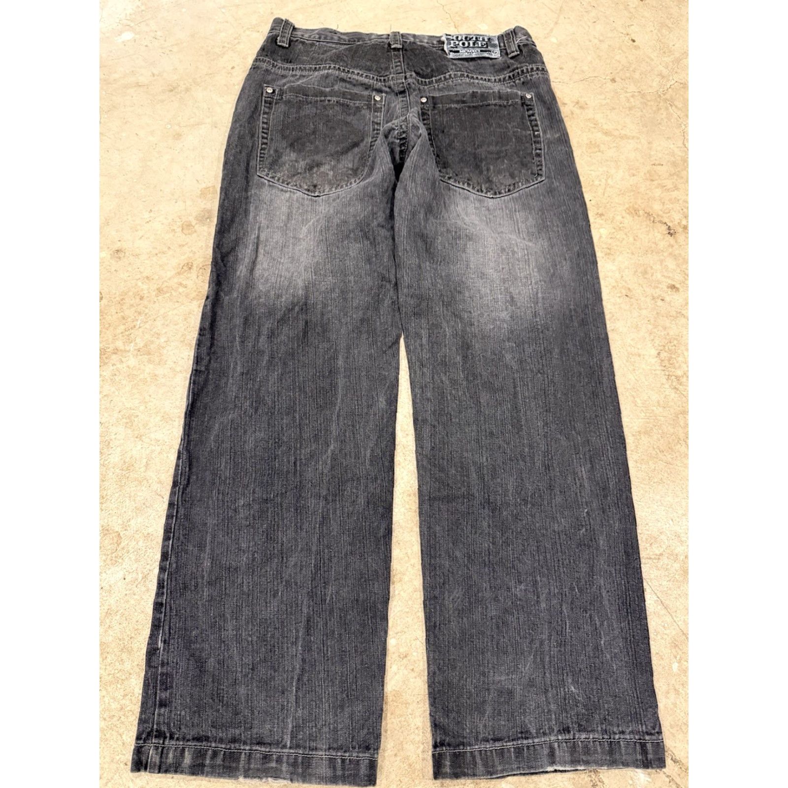 Southpole VINTAGE Southpole Xclusive Jeans 36x32 Baggy Charcoal Dark Grey Y2k Hip Hop 90s Jeans Mens Regular 5-Pocket Size US 36 / EU 52 - 2 Thumbnail
