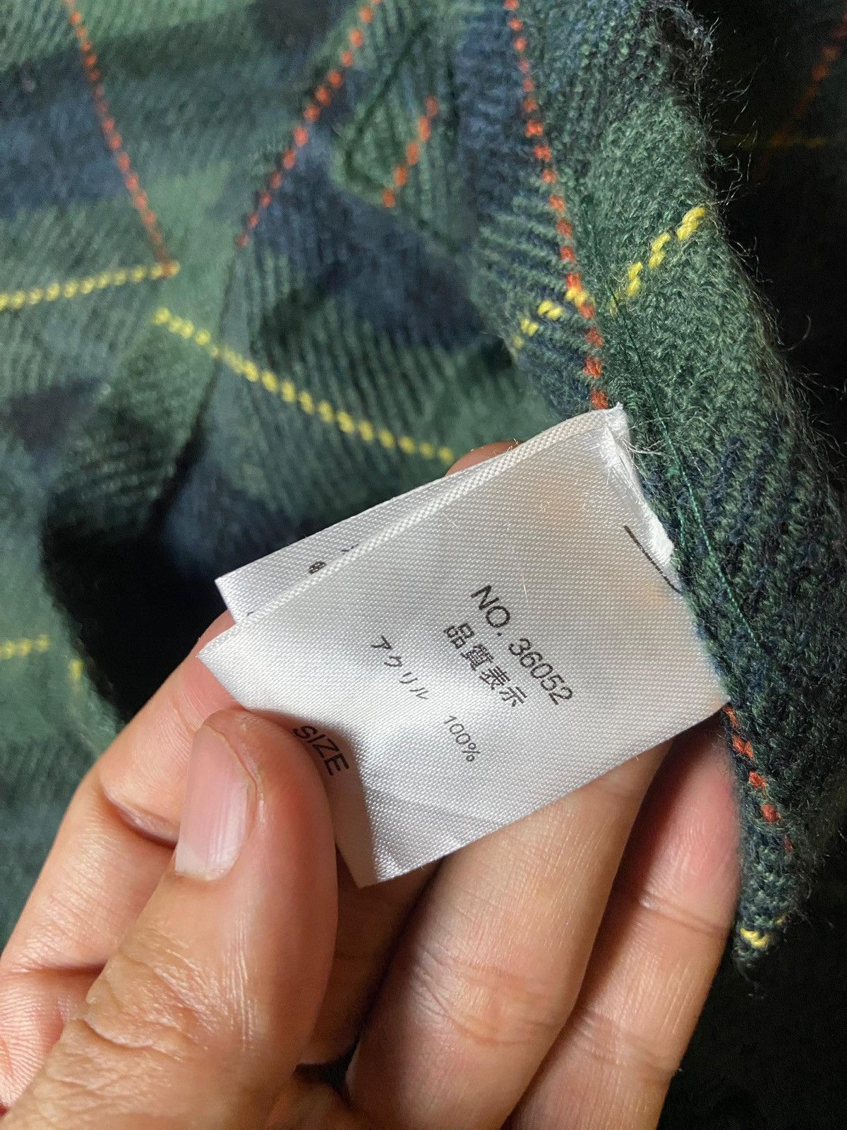 Japanese Brand × Vintage Fantasy University Japanese Brand Checkered Ponchos (121) Size US XXL / EU 58 / 5 - 8 Thumbnail
