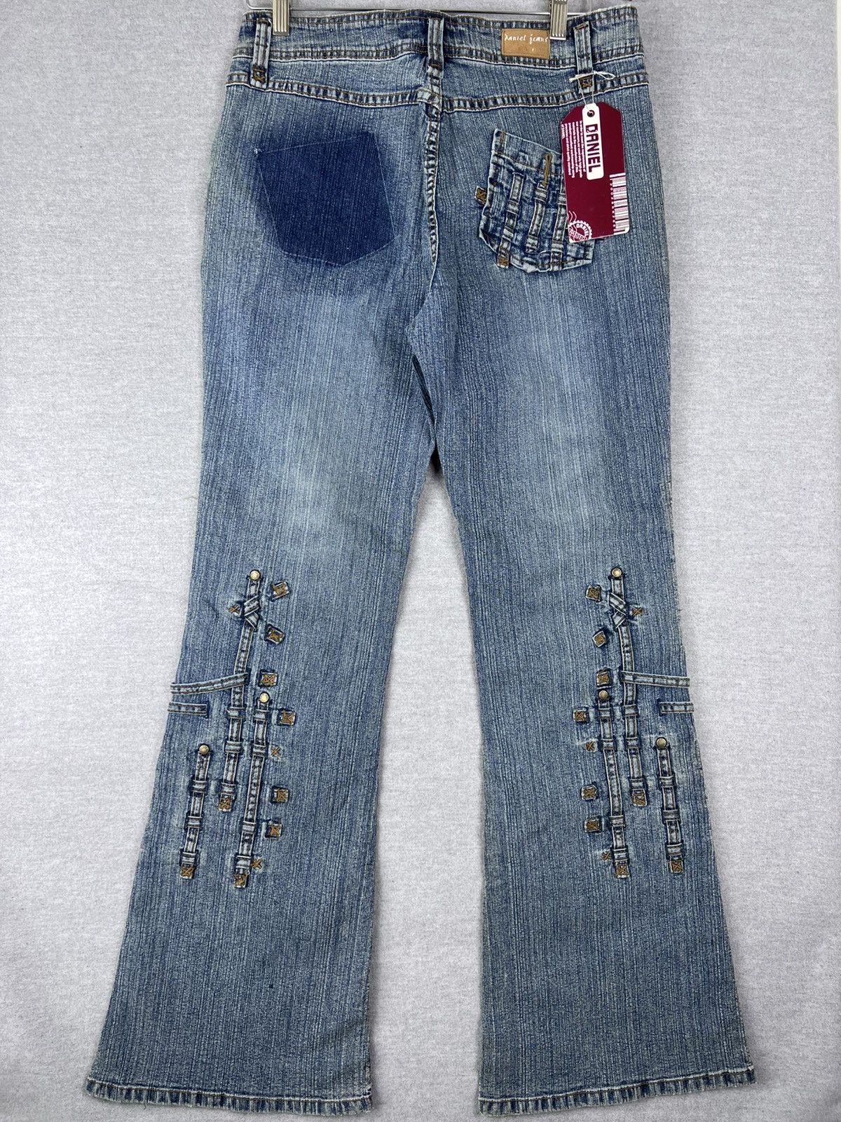 Vintage Daniel Jeans Y2K Flared Jeans 30x31 Bootcut Flared Western Size 30" / US 8 / IT 44 - 2 Thumbnail
