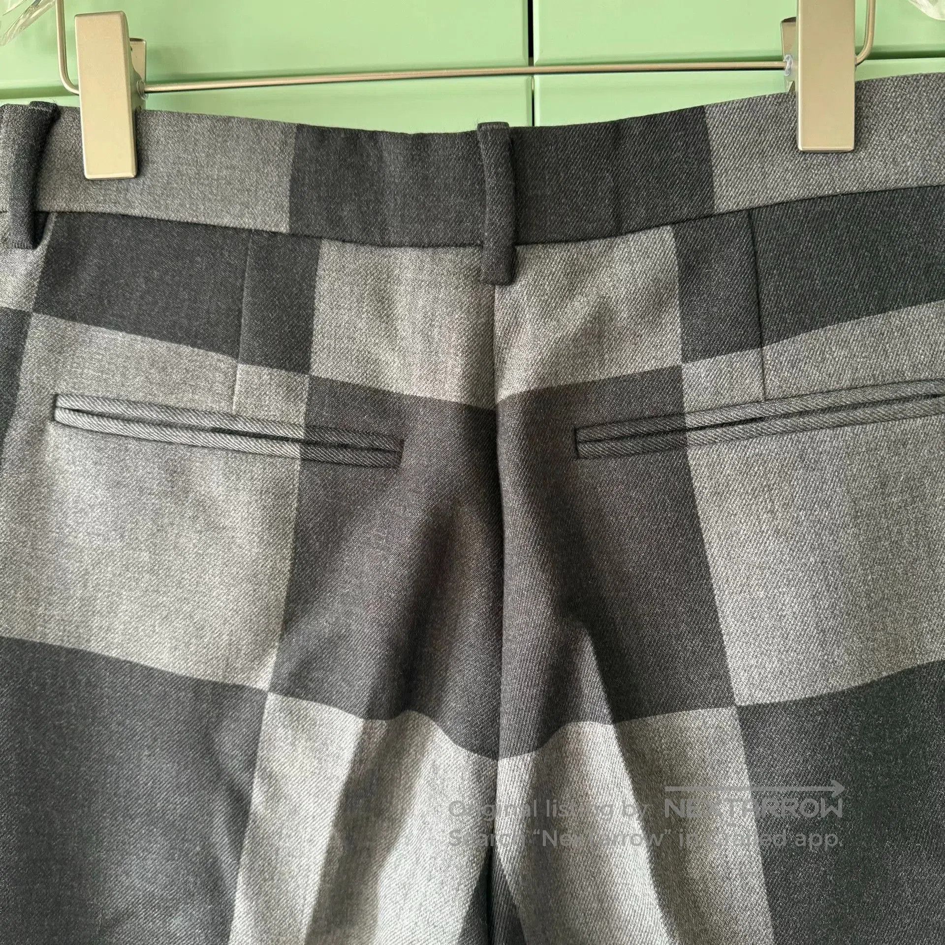 Louis Vuitton LV x NIGO Checkered Wool Trousers. Size US 40 / EU 56 - 8 Thumbnail