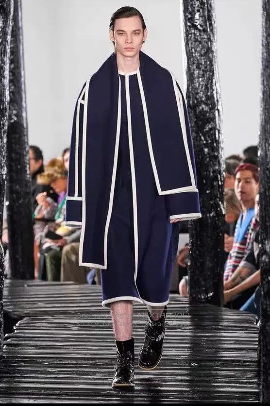 Loewe Loewe Navy Wool Coat Size US S / EU 44-46 / 1 - 2 Thumbnail
