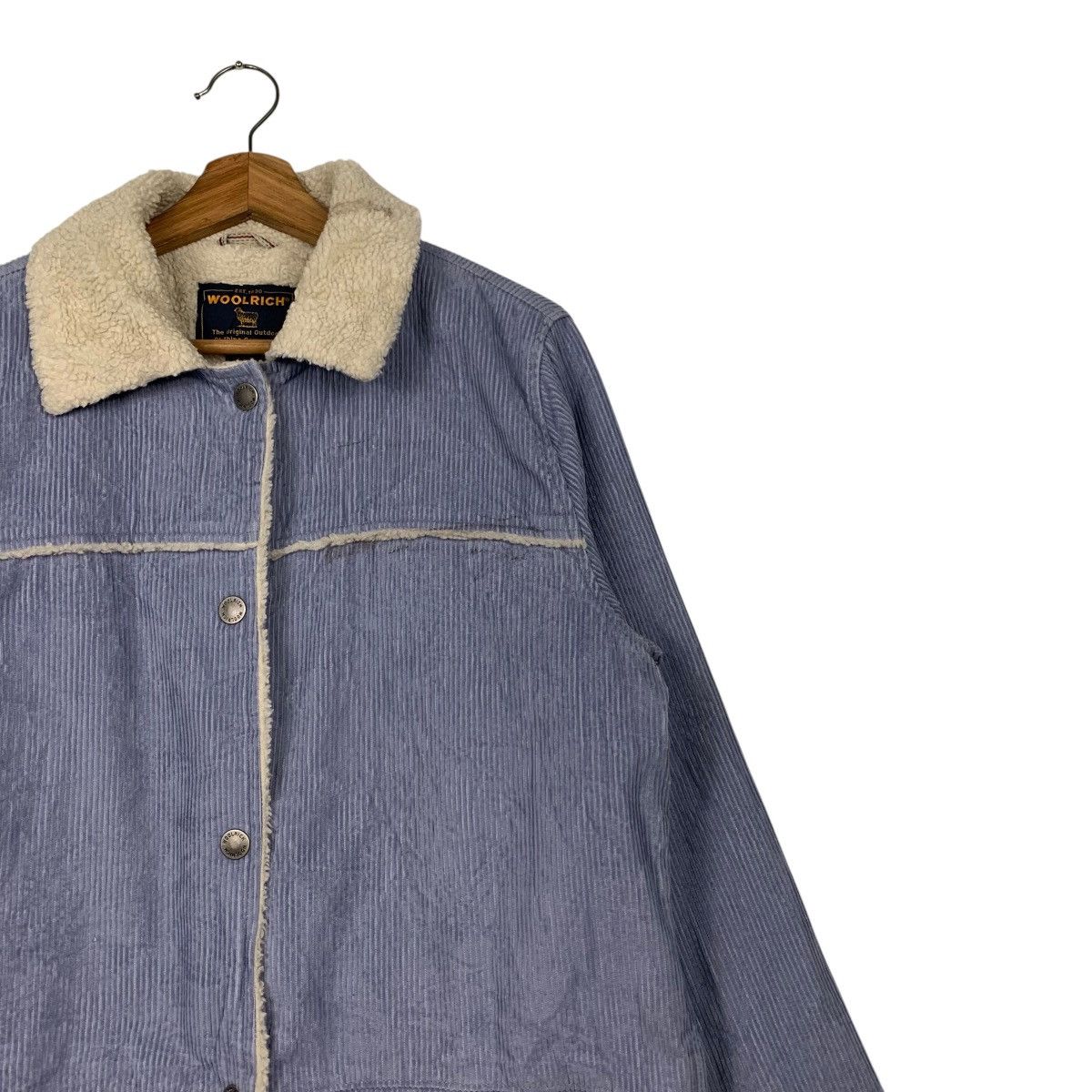 Woolrich Woolen Mills WOOLRICH Fleece Lined Deep Opal Corduroy Jacket #2285-C101 Size US S / EU 44-46 / 1 - 5 Thumbnail