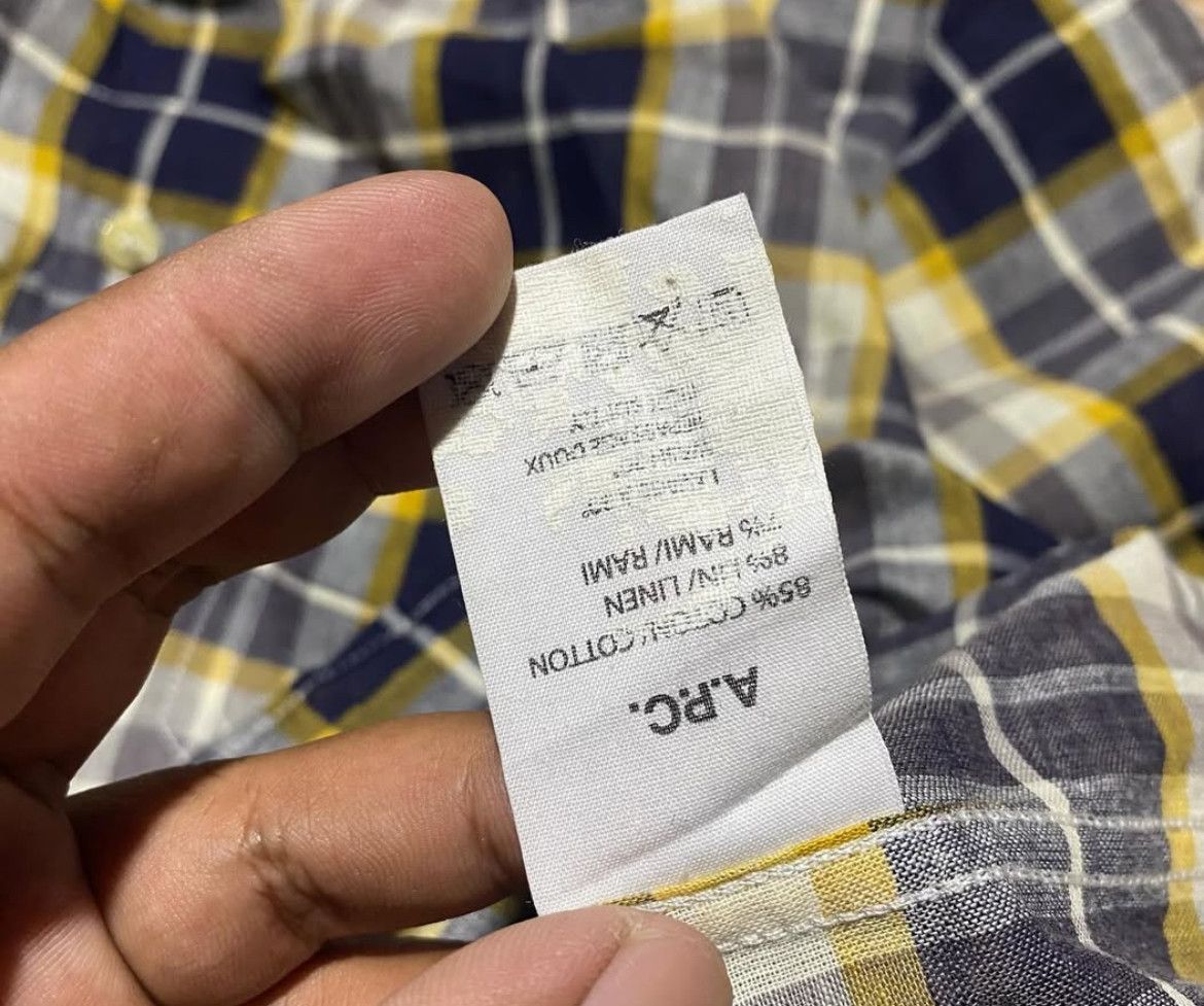 A.P.C. 2000s APC Classic Plaid Button Shirt y2k style Size US M / EU 48-50 / 2 - 5 Thumbnail