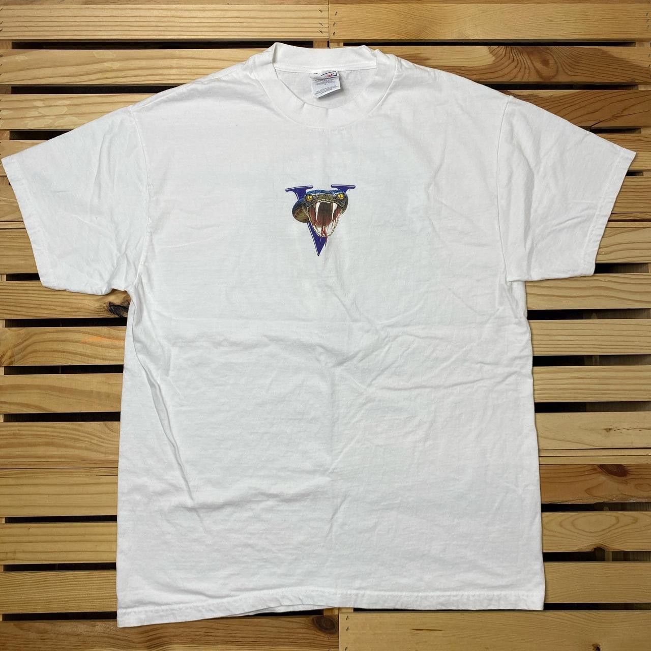Hanes Vintage Viper Auto Security White Car Tee Size Large Size US L / EU 52-54 / 3 - 2 Thumbnail