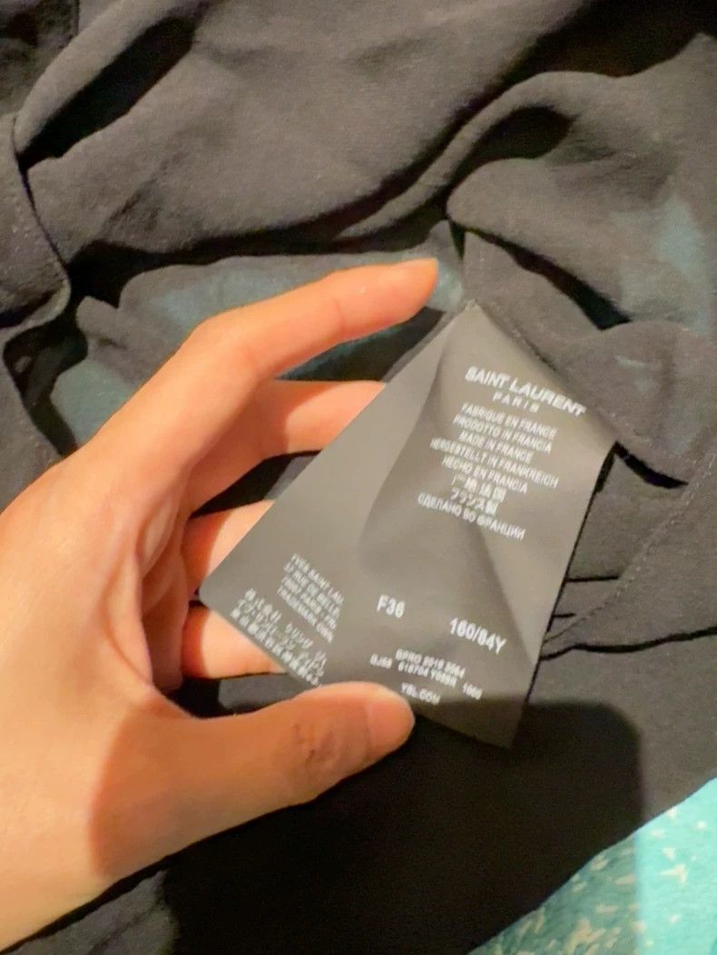 Saint Laurent Paris Saint Laurent Paris Silk Lotus Leaf Turtleneck long sleeves Size XS / US 0-2 / IT 36-38 - 5 Thumbnail