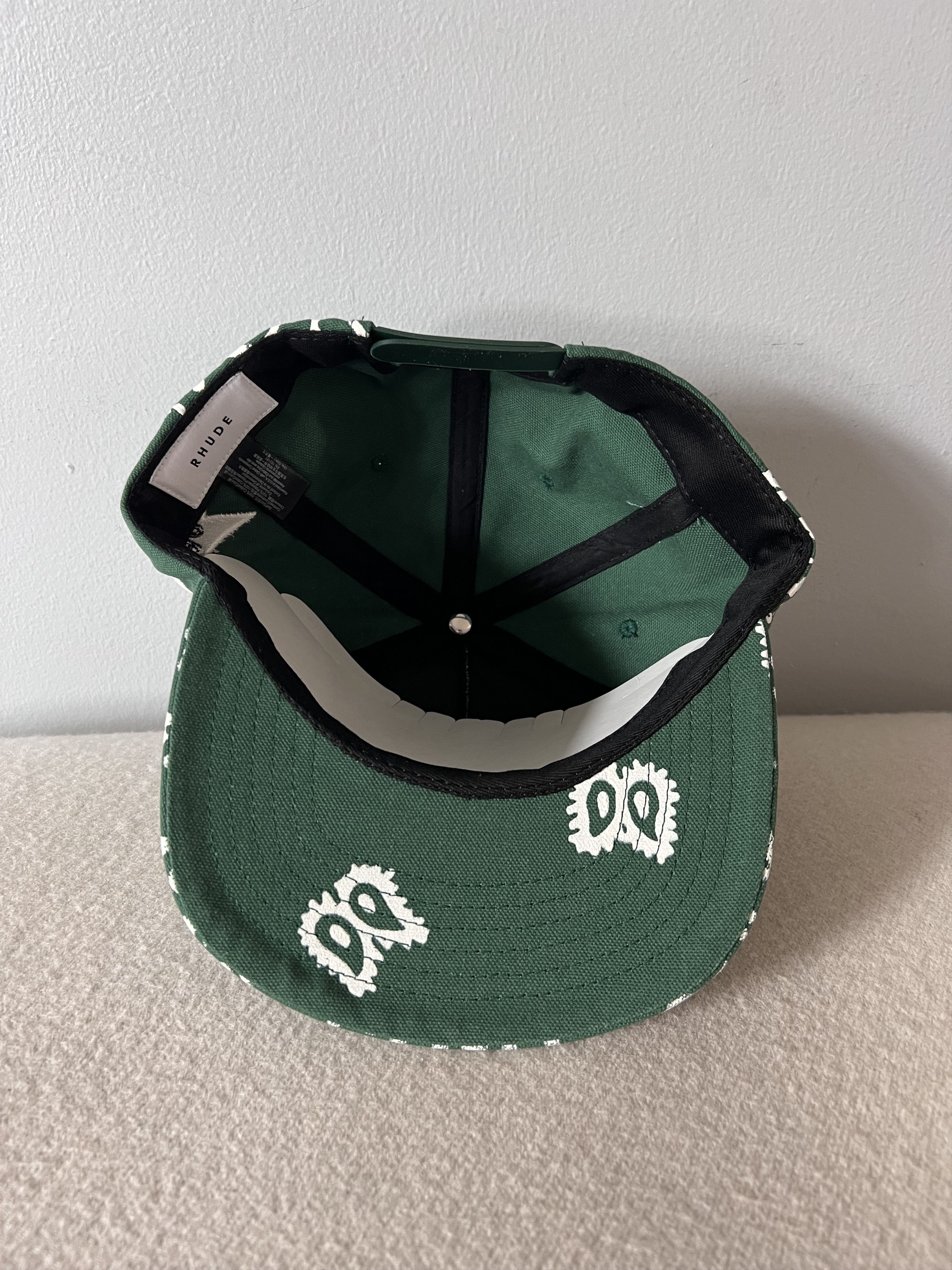 Rhude Rhude Rhepurposed R Hat in Green Size ONE SIZE - 5 Thumbnail