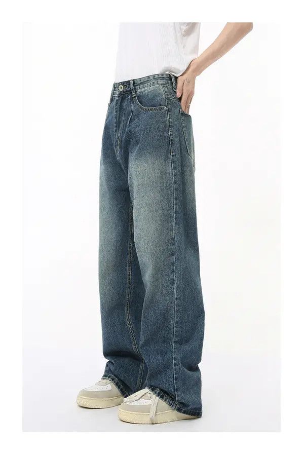 VIBE American retro straight wide-leg loose high street jeans Size US 32 / EU 48 - 5 Thumbnail
