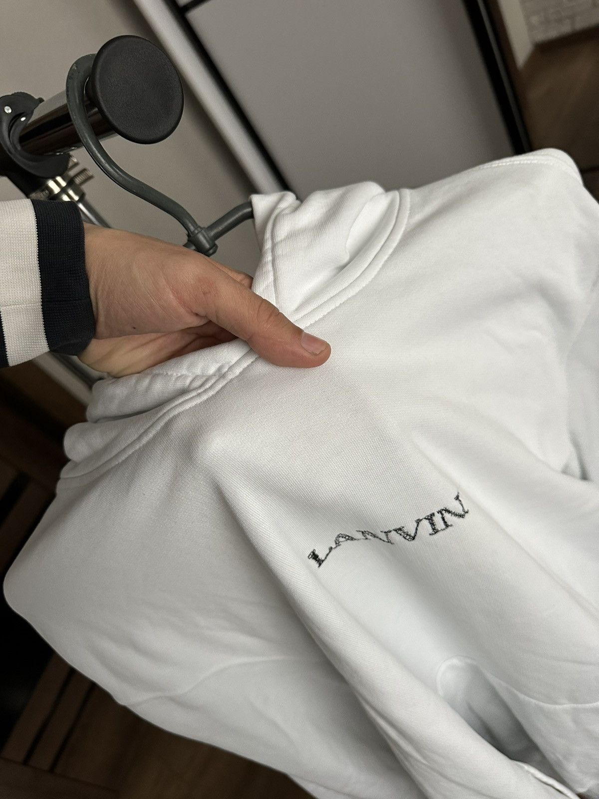 Lanvin Lanvin Paris Hoodie Pullover Size US XL / EU 56 / 4 - 15 Thumbnail