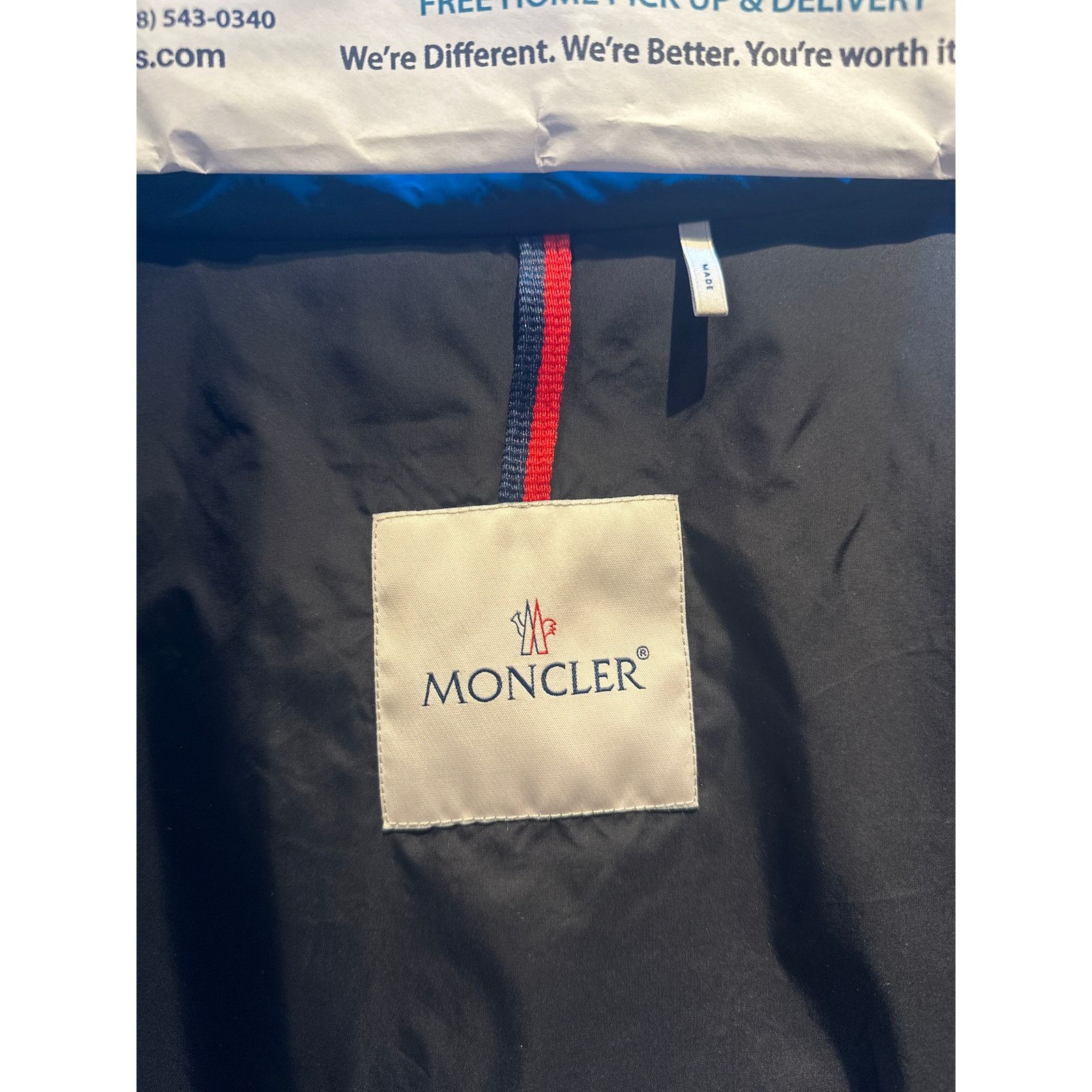 Moncler Size XXL - Moncler Black and Pink Siagne Jacket Size US XXL / EU 58 / 5 - 8 Thumbnail