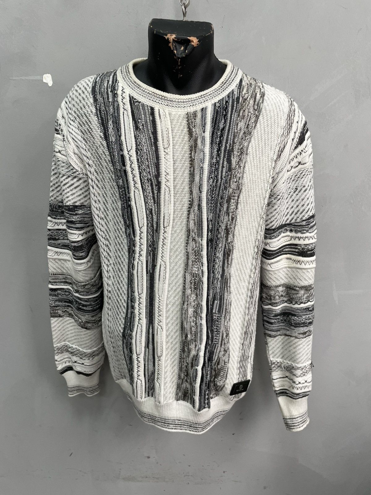 Carlo Colucci Vintage Carlo Colucci Sweater Coogi Style Knit Jamper Size US M / EU 48-50 / 2 - 1 Thumbnail