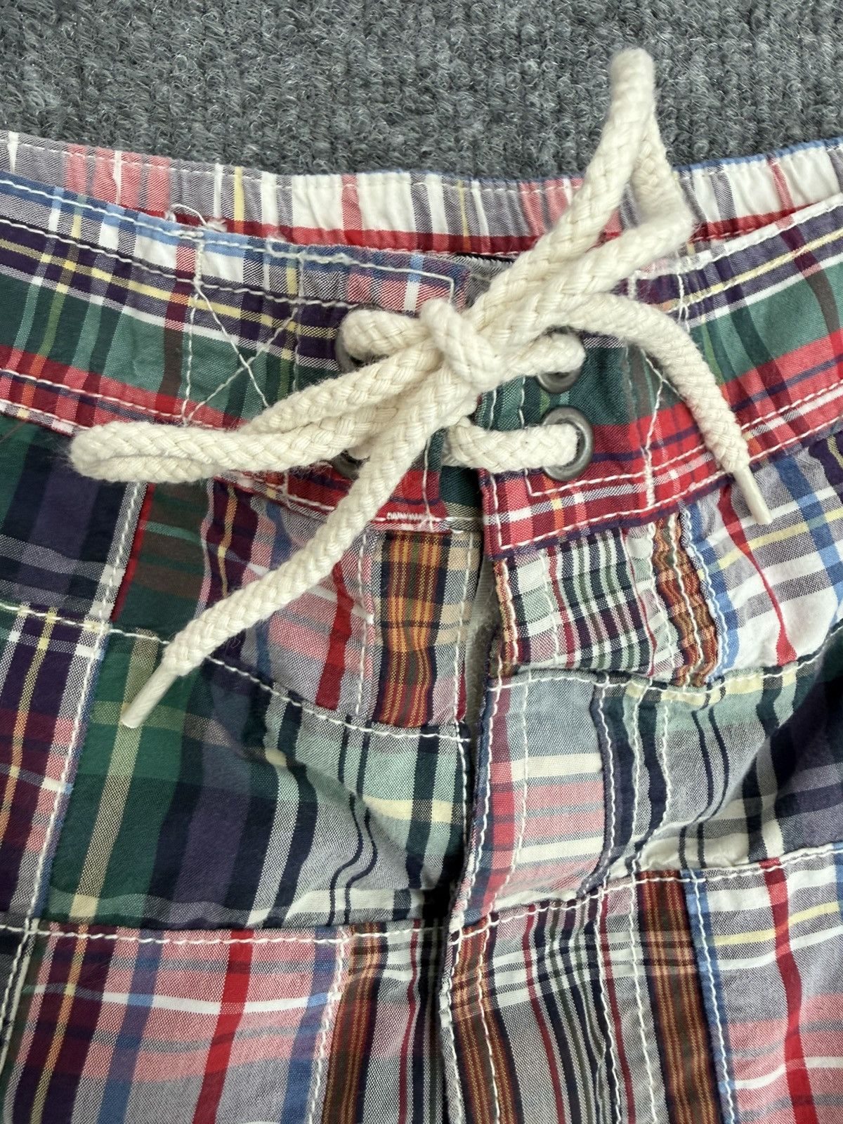 Polo Ralph Lauren Vintage Polo Ralph Lauren Patchwork Swim Trunks L Size US 35 - 3 Thumbnail