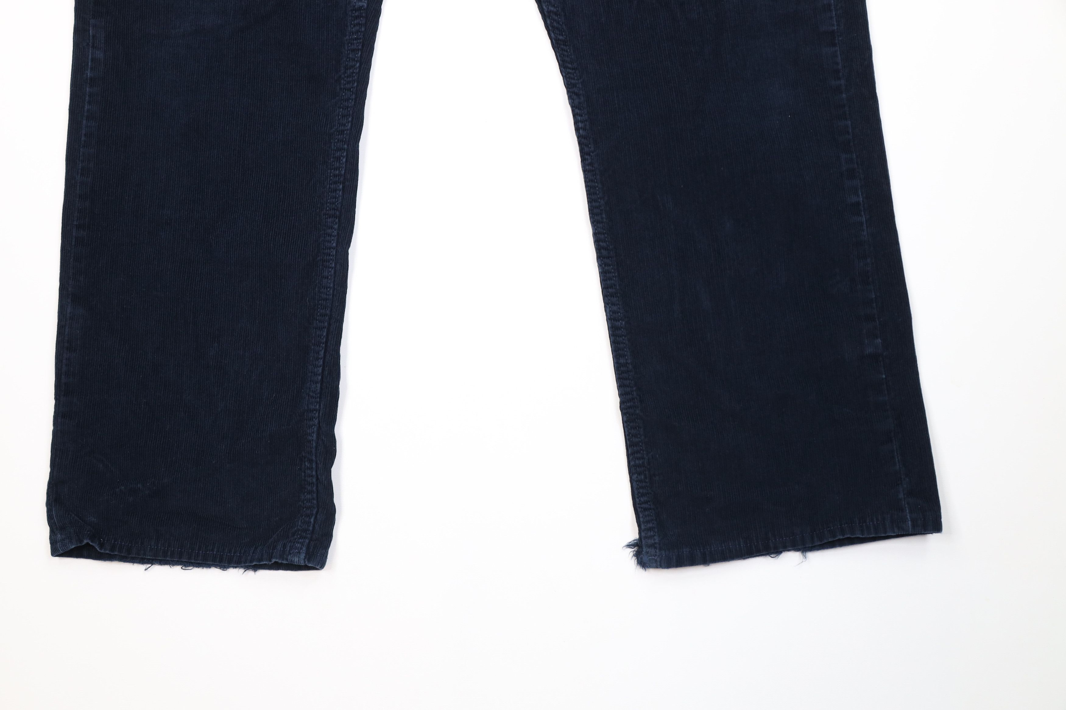 Banana Republic Banana Republic Pima Cotton Wide Leg Corduroy Pants Blue Size US 40 / EU 56 - 4 Thumbnail