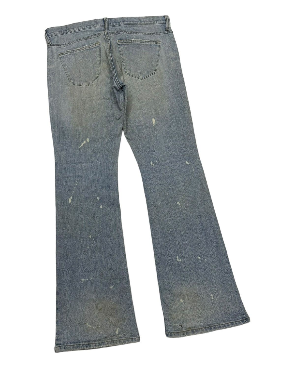 If Six Was Nine 🔥ORIRIN JAPAN BLUE WASH BOOTCUT FLARE JEANS Size US 34 / EU 50 - 4 Thumbnail
