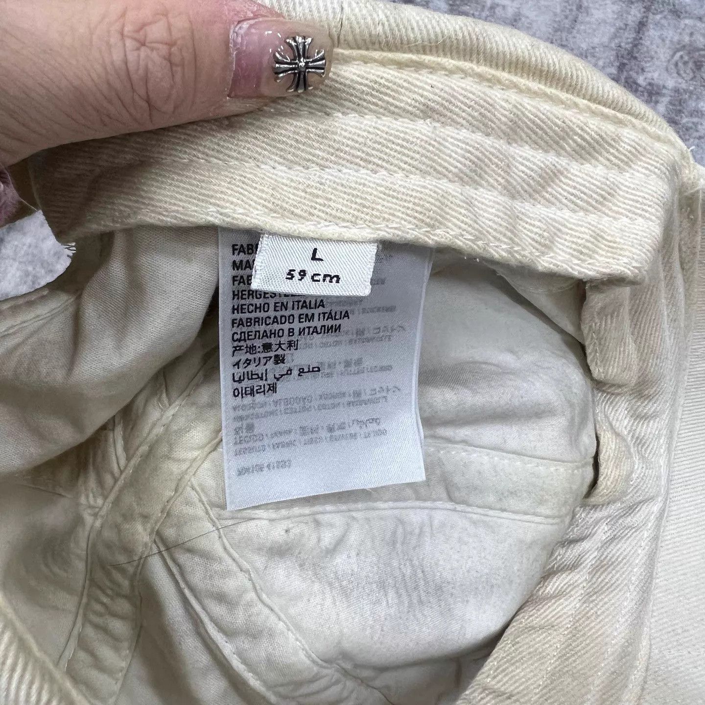 Balenciaga Balenciaga 98 New Off-White BB Baseball Cap L Size ONE SIZE - 4 Thumbnail