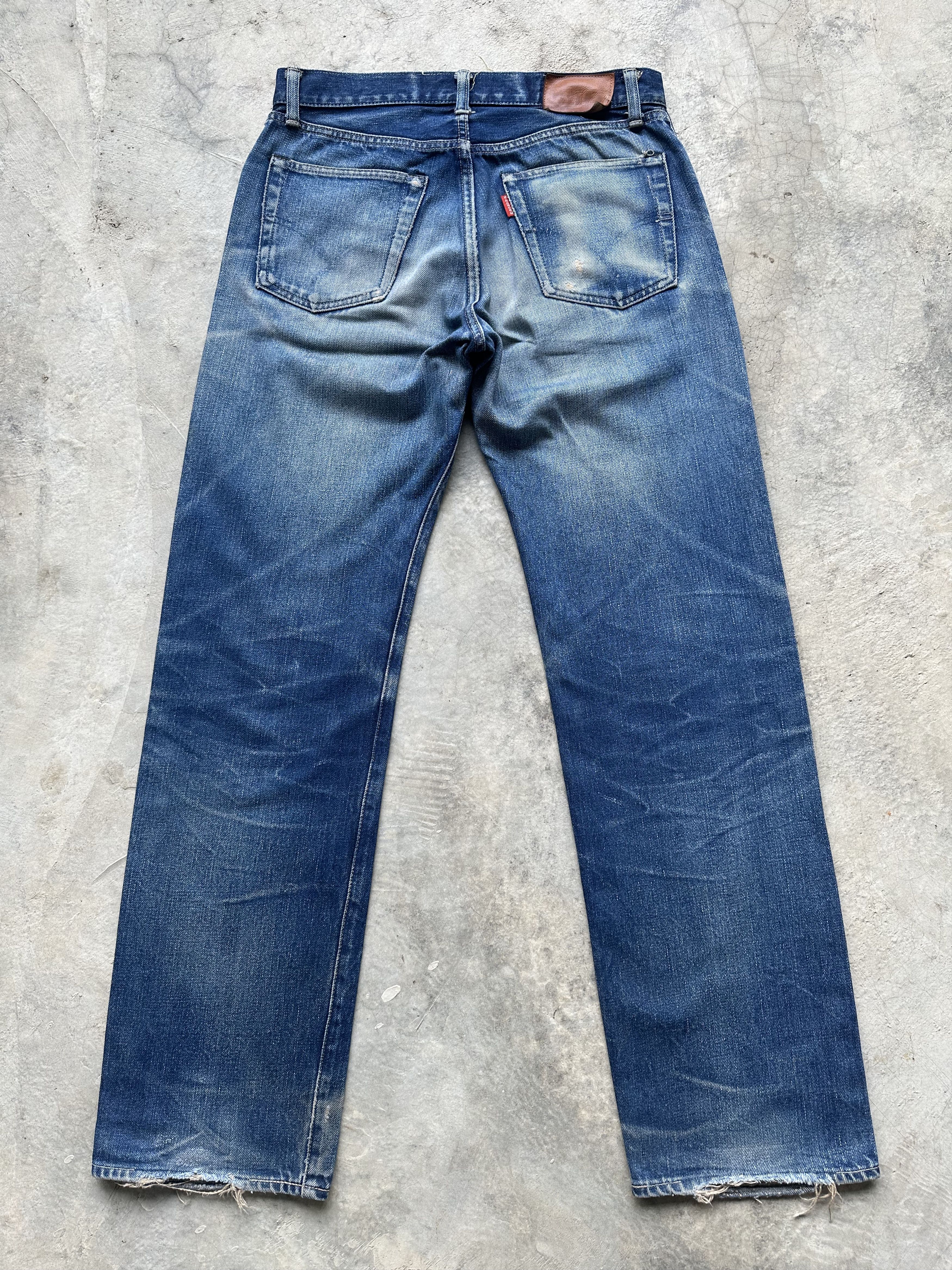 Warehouse Vintage Japanese Brand HR Market Distressed Selvedge Jeans Size US 31 - 3 Thumbnail