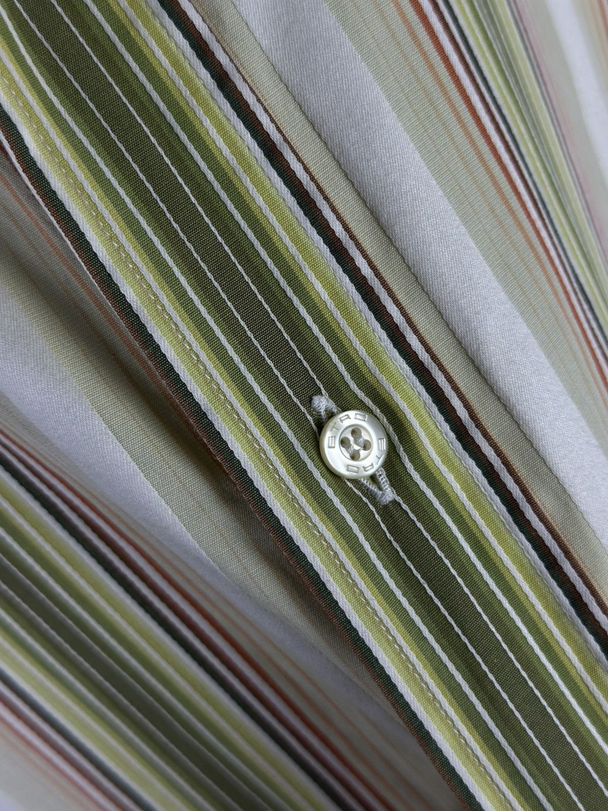 Etro × Vintage X2! Etro Vintage Striped Shirt Size US XL / EU 56 / 4 - 9 Thumbnail