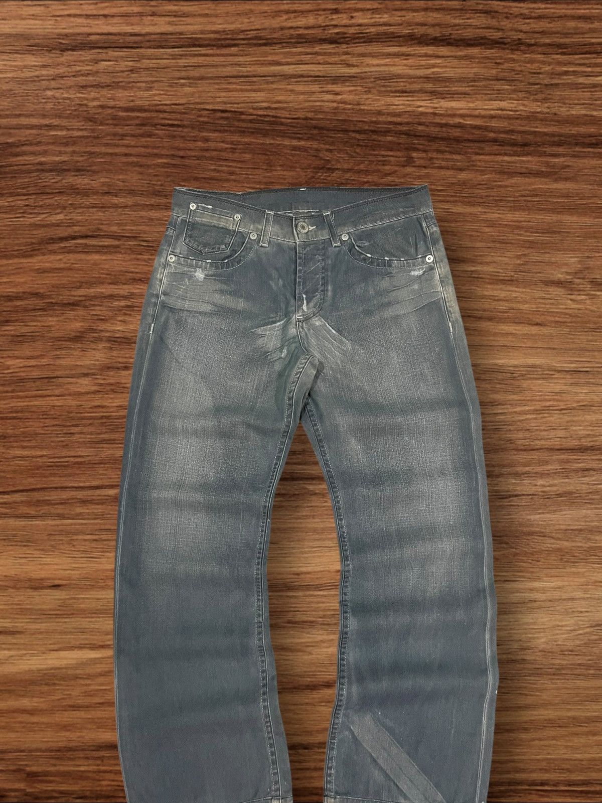 Armani Exchange Armani Exchange Powell Indigo Button Fly Loose Fit Jeans Size US 31 - 3 Thumbnail