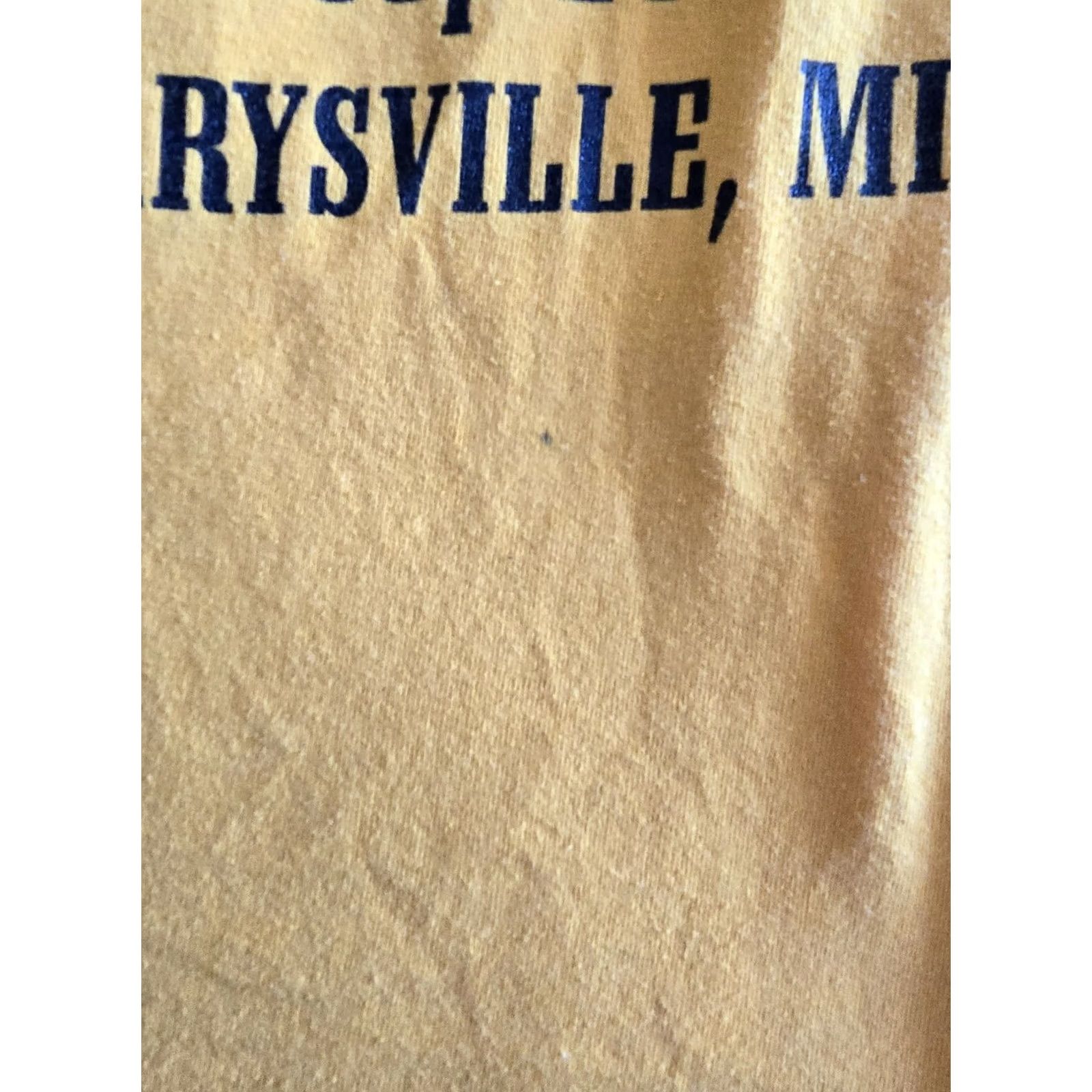 Gildan VINTAGE 90s Y2K Eagle Scouts Tshirt Marysville Michigan Adult Large Yellow Gildan Graphic Tee Unisex Short Sleeve Men's Womens Size US L / EU 52-54 / 3 - 4 Thumbnail