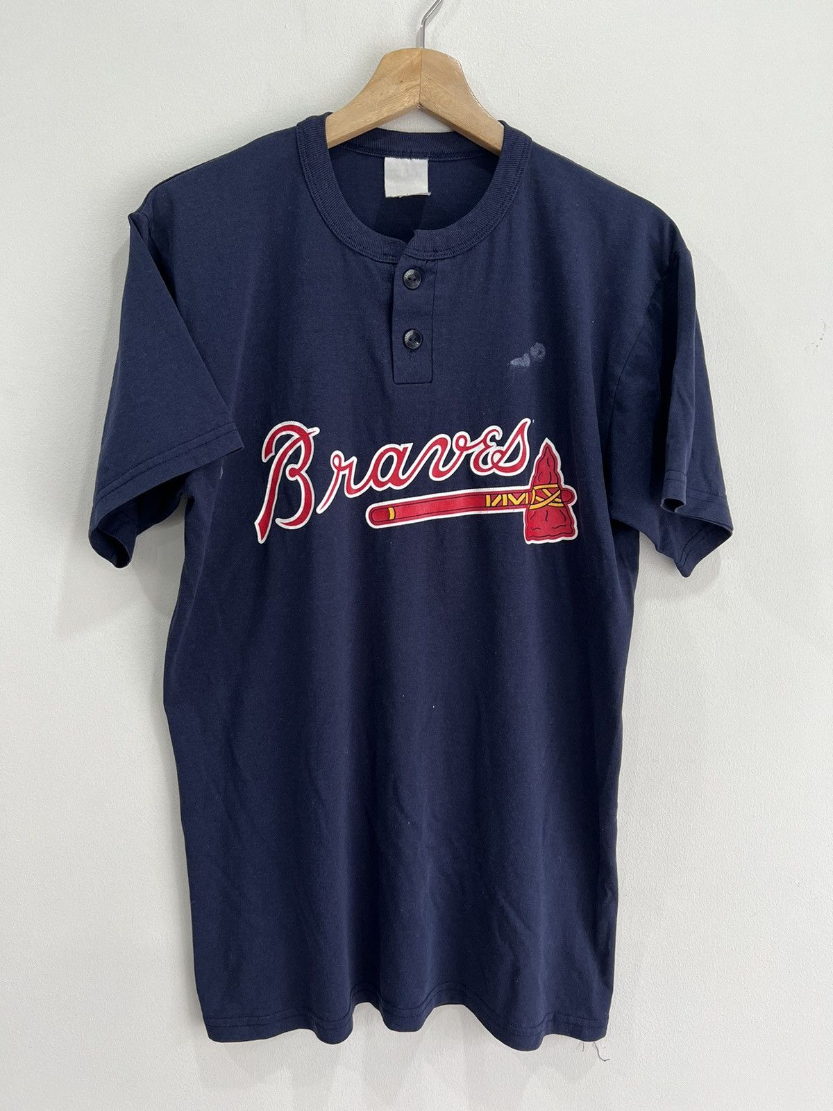 Vintage Vintage Atlanta Braves Tee shirt Size US L / EU 52-54 / 3 - 1 Thumbnail