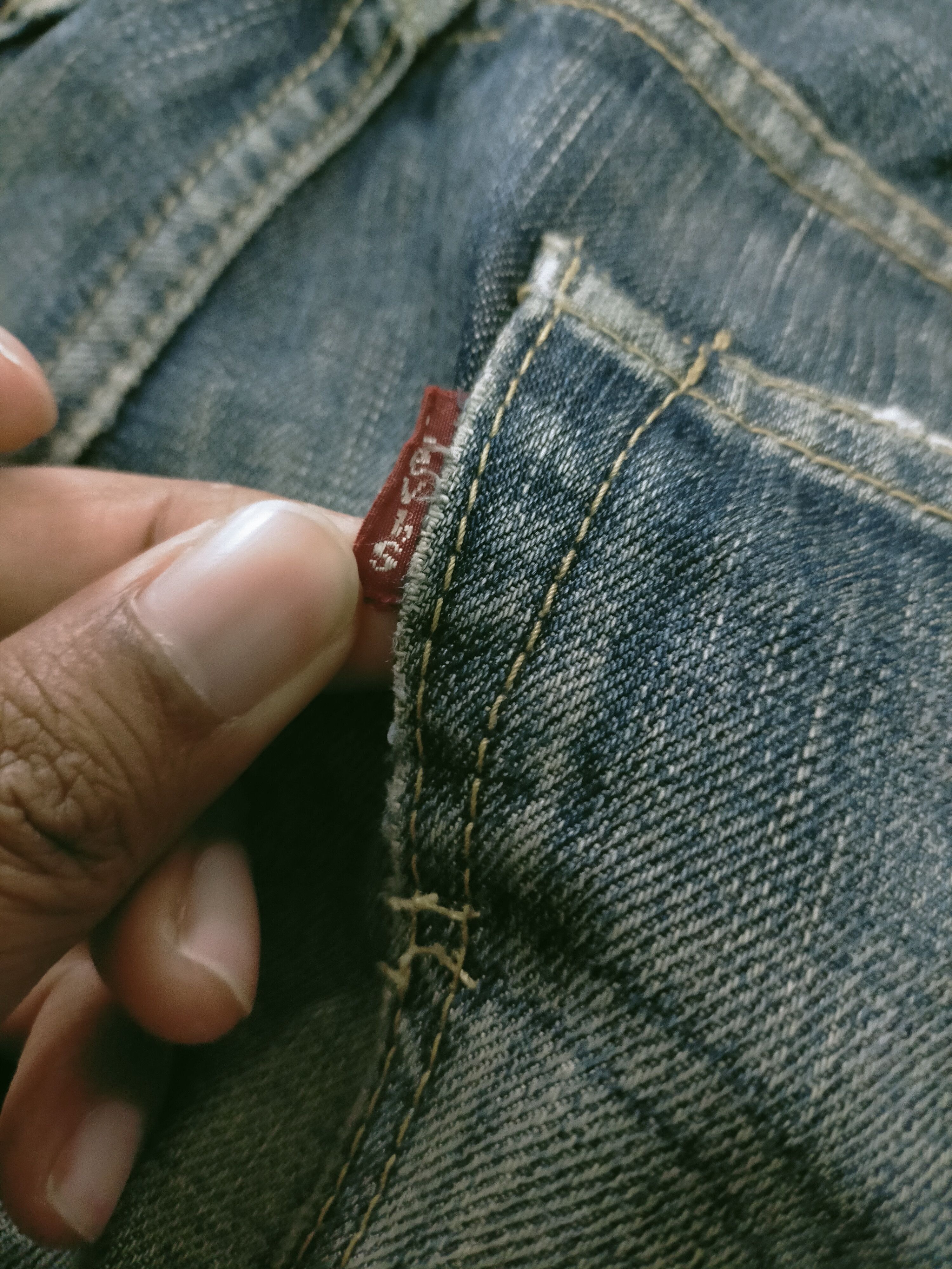 Levi's 🔥 Vintage 🔥 Levis 503 Mudwash Distressed Loose Fit Jeans Size US 34 / EU 50 - 8 Thumbnail
