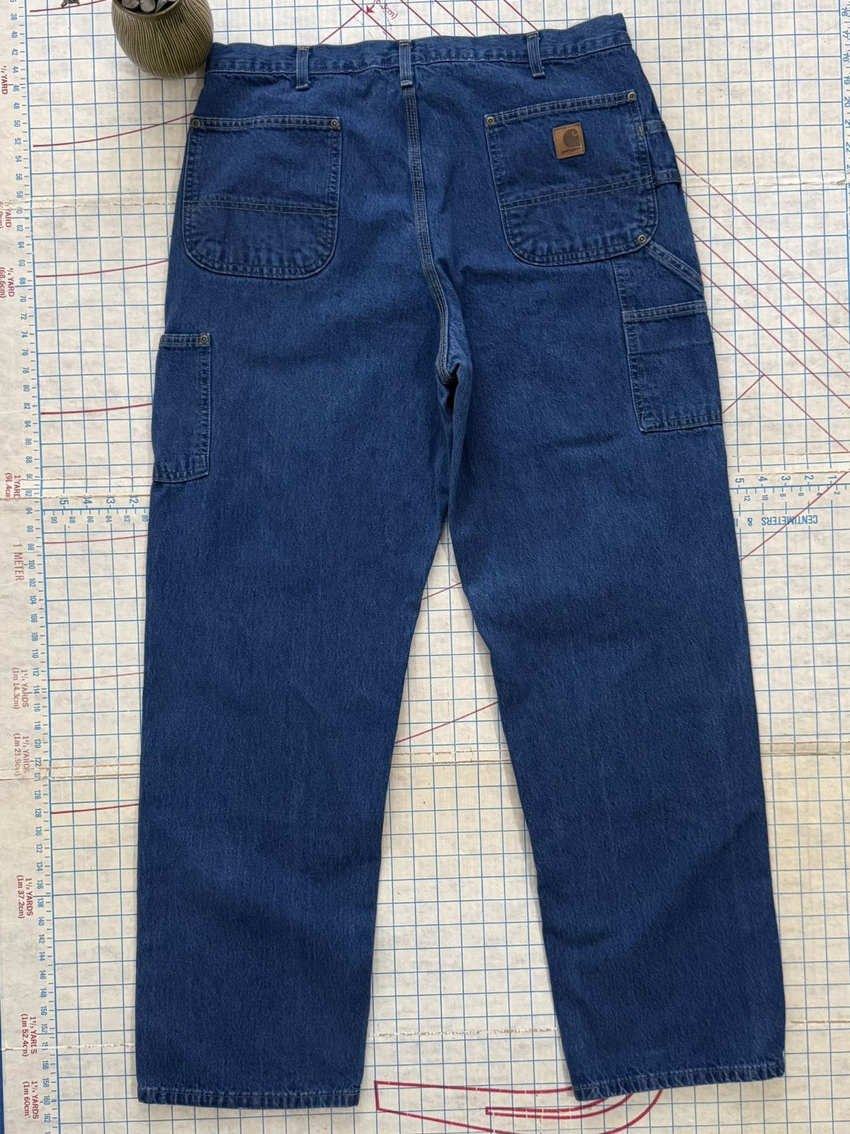 Carhartt Carhartt Double Knee Workwear Denim Work Pants Size 38x31 Size US 38 / EU 54 - 8 Thumbnail