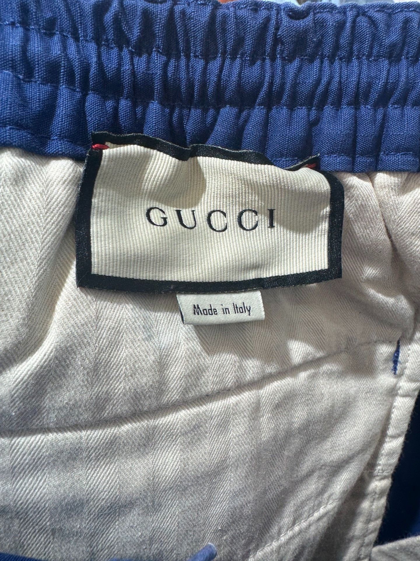 Gucci GUCCI blue logo school uniform trousers Size US 28 / EU 44 - 4 Thumbnail