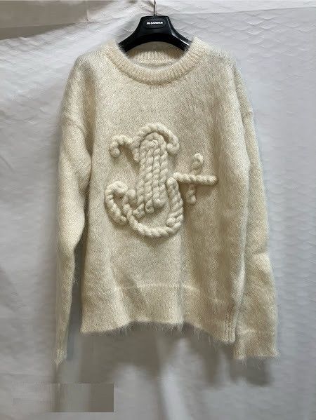 Jil Sander o1loc1c1224 Sweater in White Size XL / US 12-14 / IT 48-50 - 1 Preview