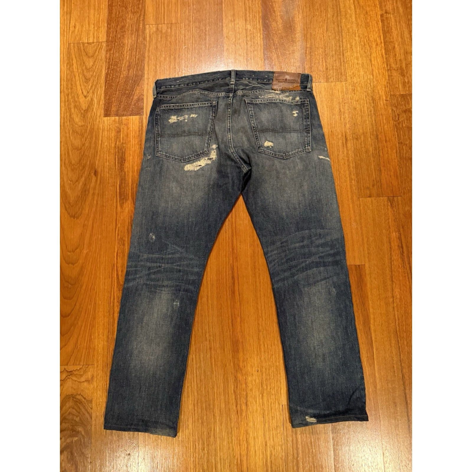 Vintage VINTAGE Ralph Lauren Denim Supply Prospect SLIM Distressed Jeans 36x32 Men Size US 36 / EU 52 - 5 Thumbnail