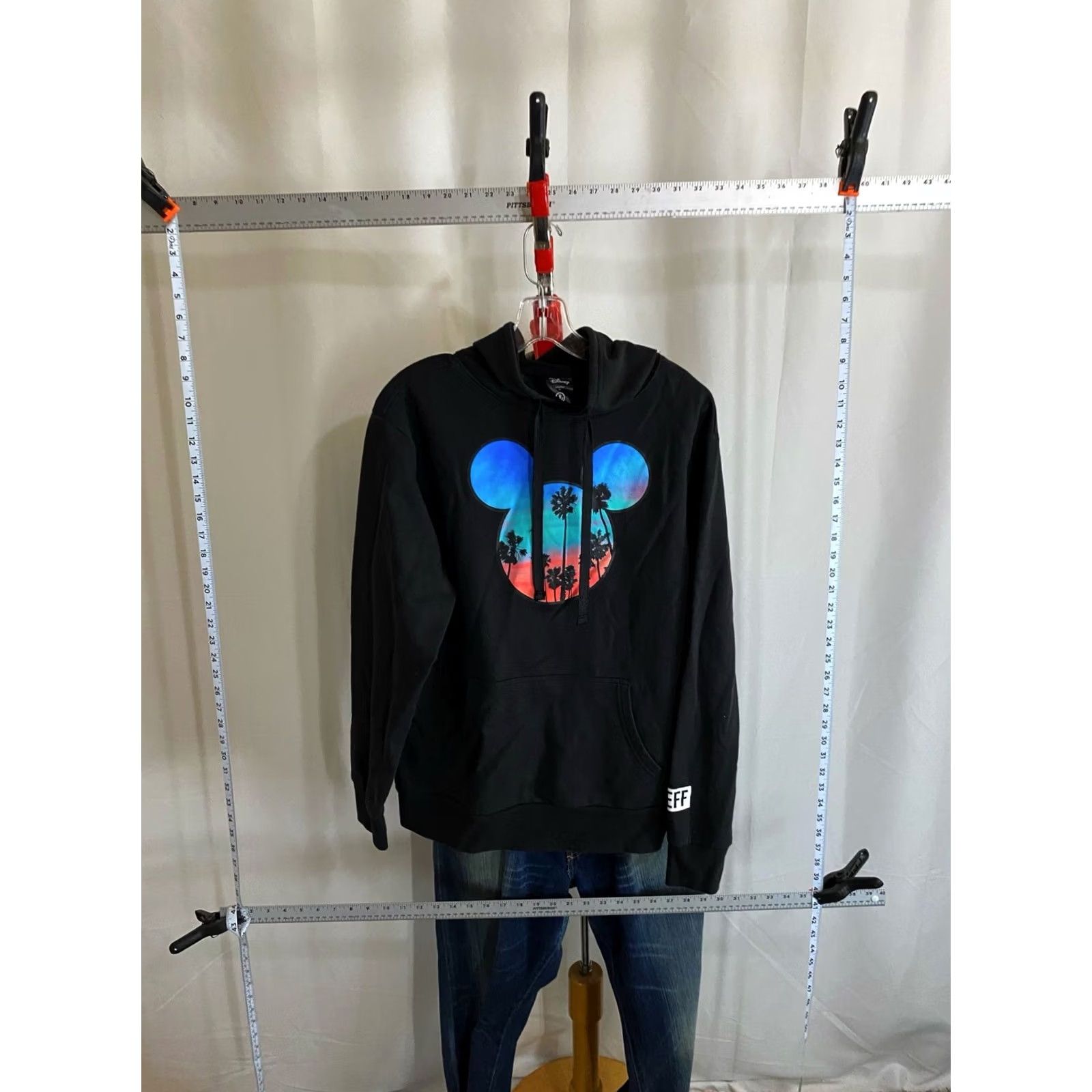 Disney Neff Sweater Mens M Sharp Disney Mickey Mouse Palm Tree Hoody Size US M / EU 48-50 / 2 - 3 Thumbnail