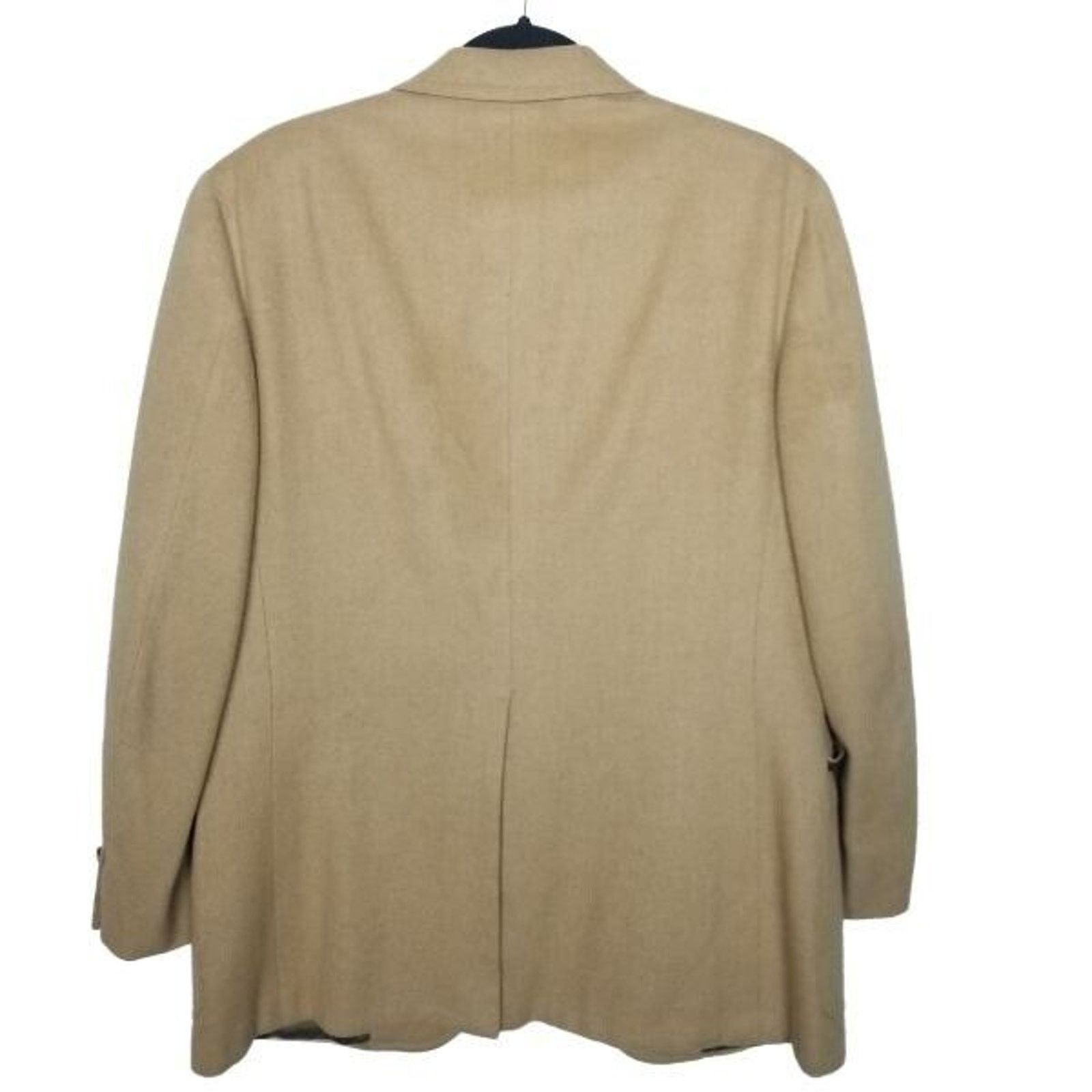 Hart Schaffner Marx Vintage Hart Schaffner & Marx Camel Hair Blazer Sport Coat Size 42R - 9 Thumbnail