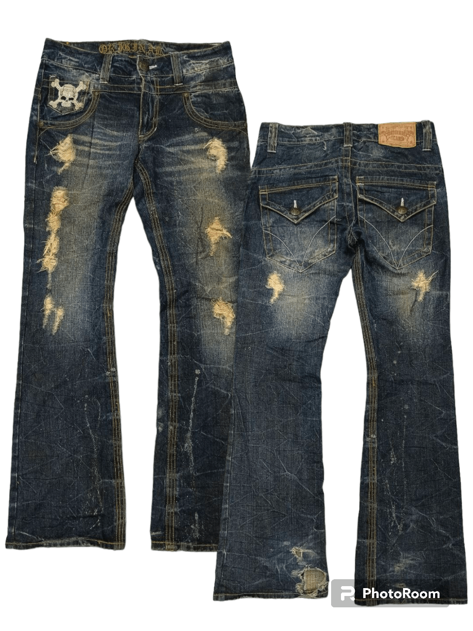 Japanese Brand FALRE SICK RIPED OG JEANS DENIM PANTS Size US 30 / EU 46 - 1 Thumbnail