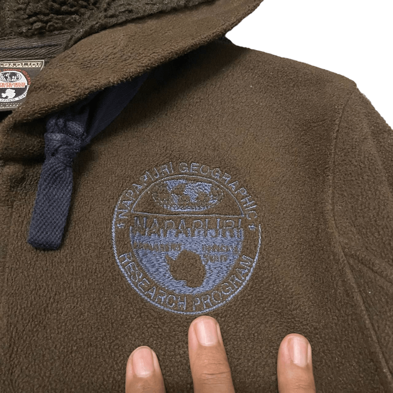 Napapijri Vintage Napapijri Fleece Hoodie Jacket Size US M / EU 48-50 / 2 - 5 Thumbnail
