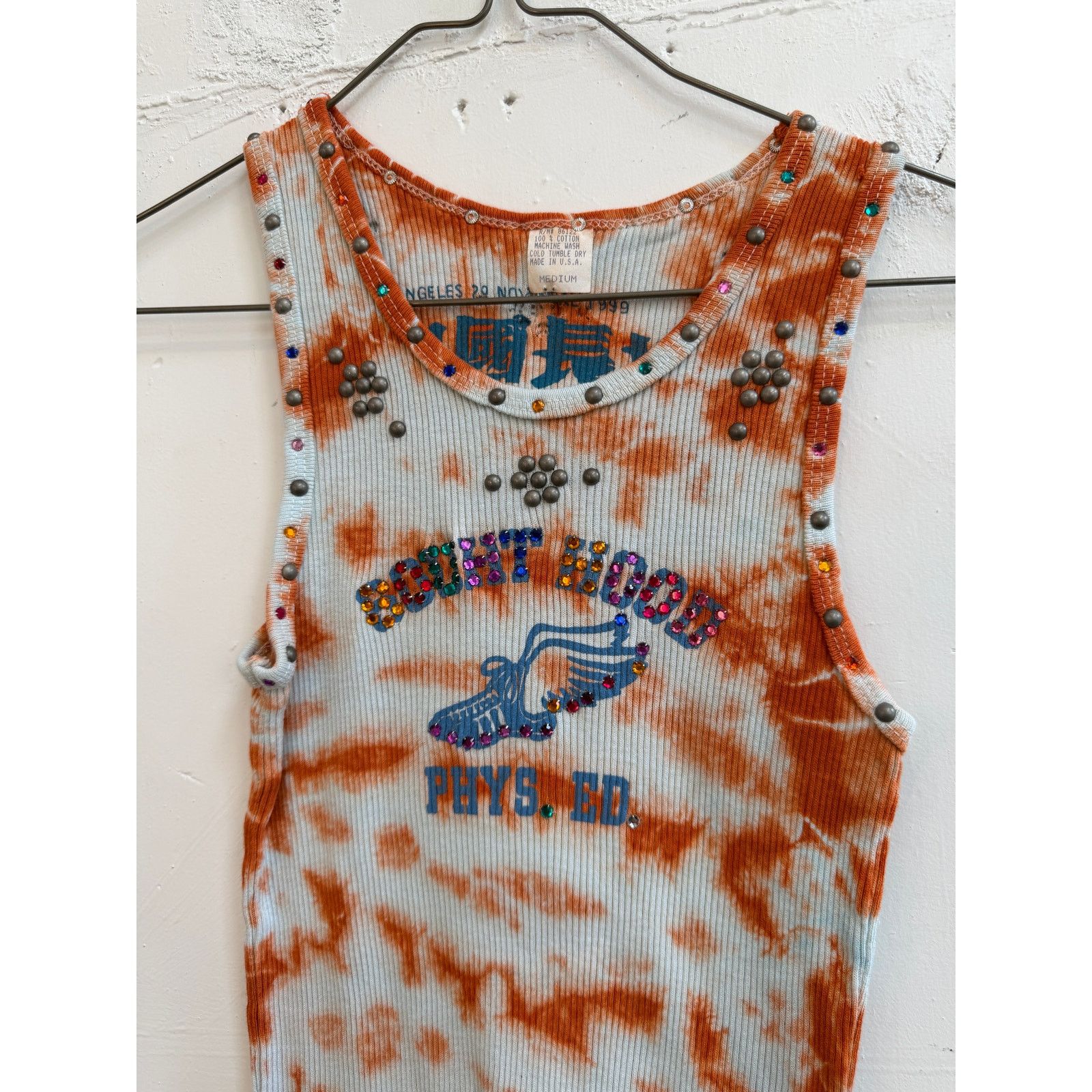 The Great China Wall Great China Wall x Hot Mess Tie Dye Studded Tank Top Size M / US 6-8 / IT 42-44 - 2 Thumbnail