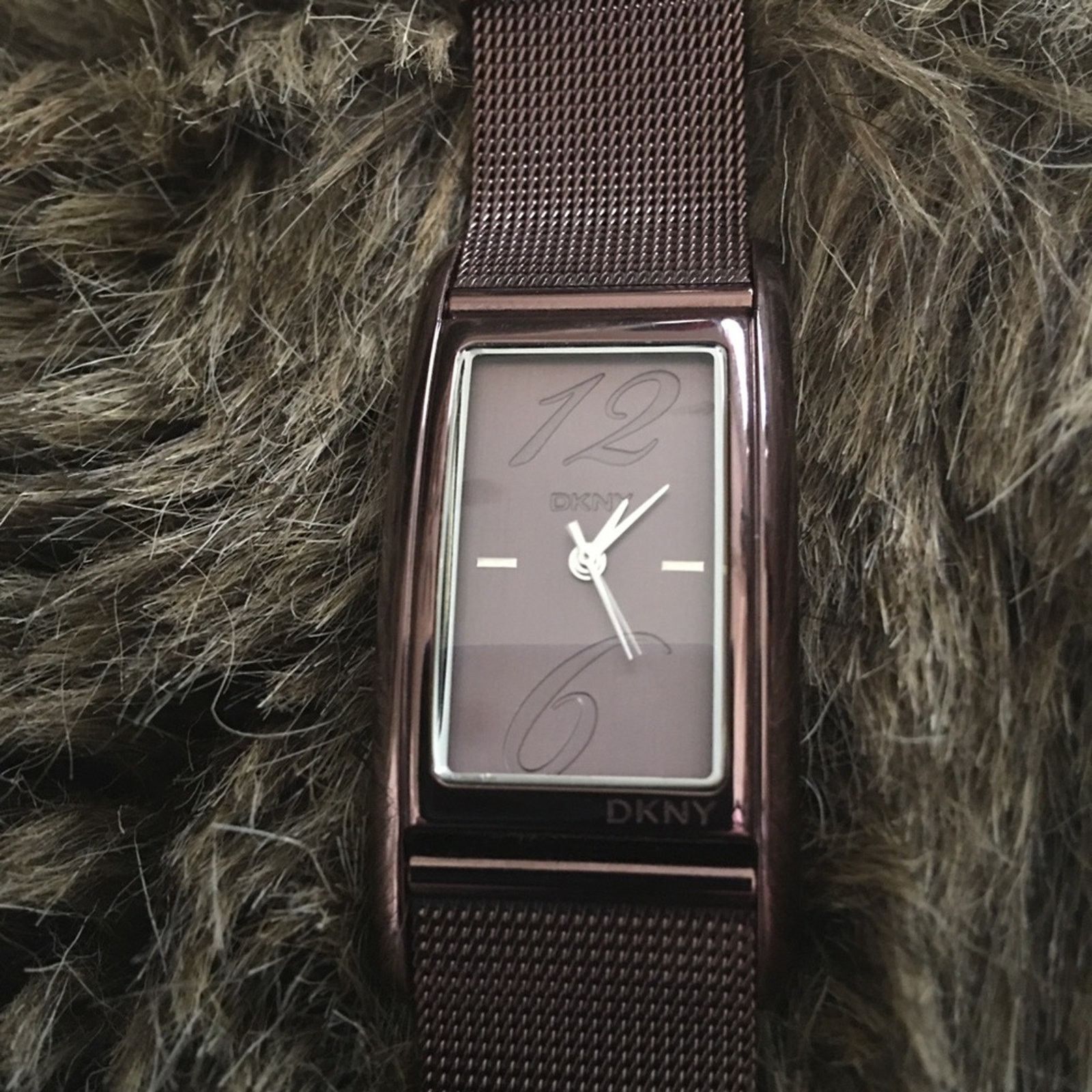 DKNY DKNY ladies brown stainless steel mesh band watch Size ONE SIZE - 3 Thumbnail