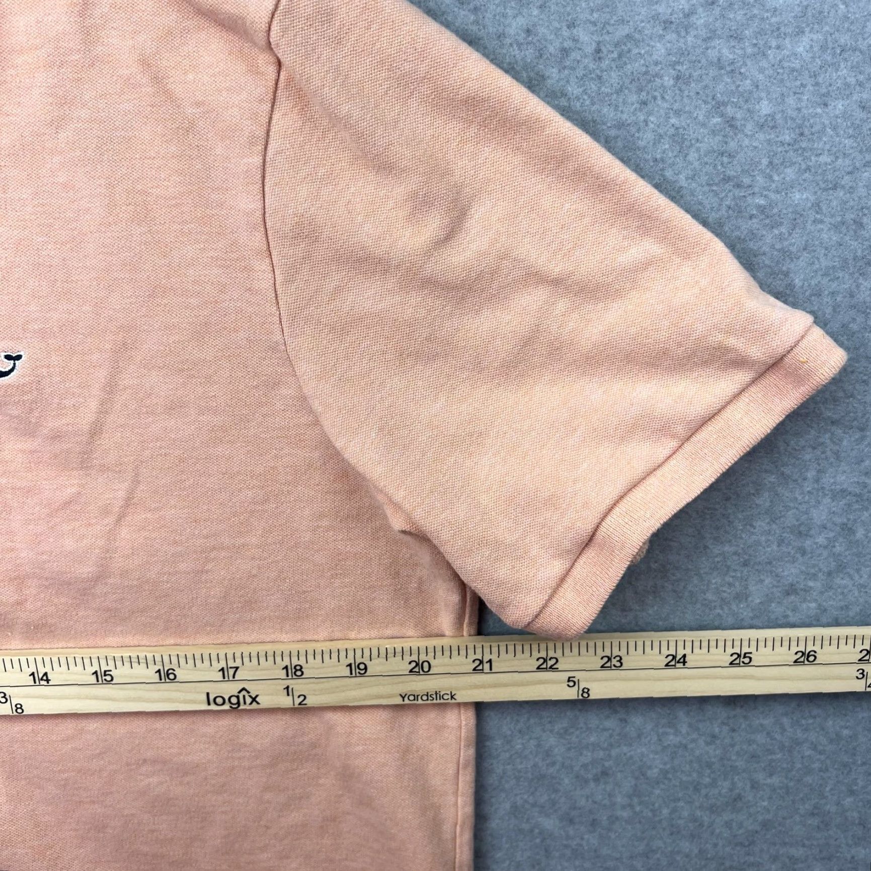 Vineyard Vines Vineyard Vines Polo Shirt Mens M Peach Stretch Performance Whale Logo Casual Golf Top Size US M / EU 48-50 / 2 - 2 Thumbnail