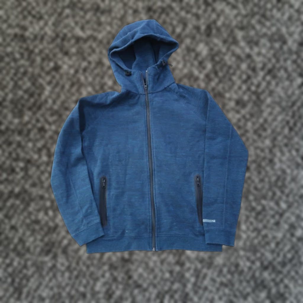 American Eagle Outfitters American Eagle Hoodie Men’s small blue Hooded Sweatshirt Full zip active flex Size US S / EU 44-46 / 1 - 1 Thumbnail