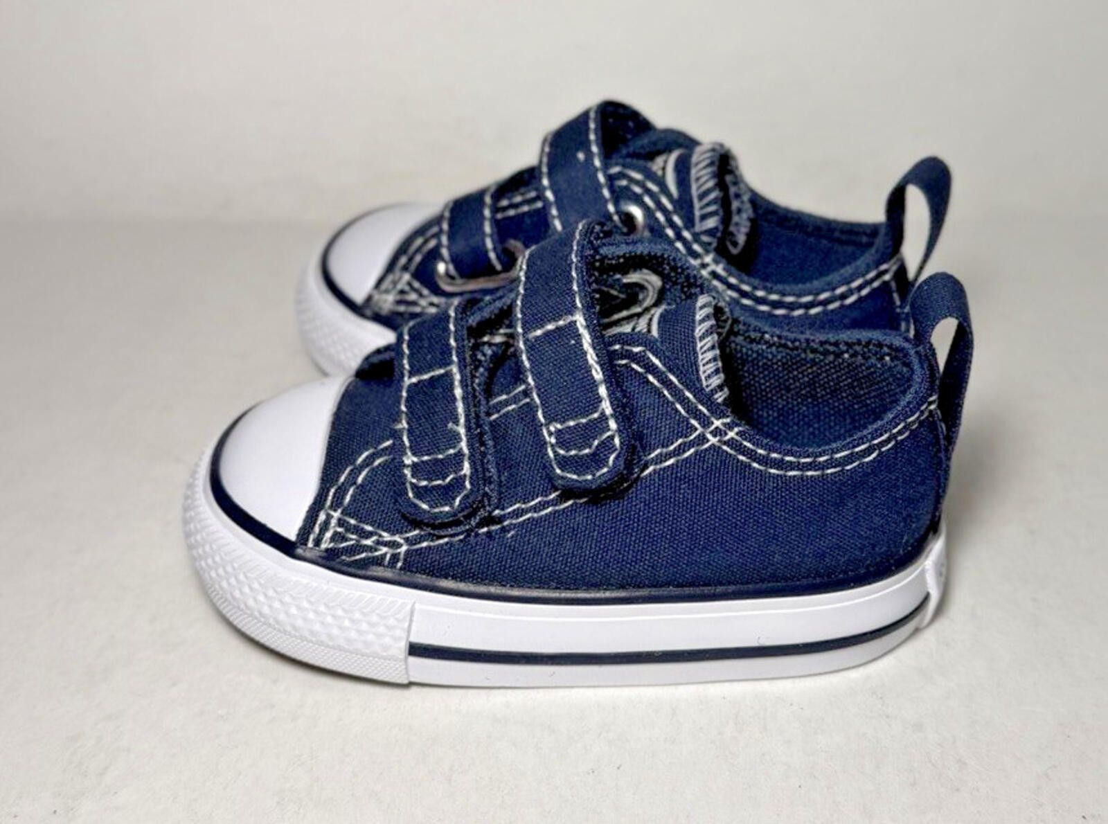 Converse Converse Chuck Taylor All Star CT 2V OX Shoes Navy/White Size US 5 / EU 37 - 3 Thumbnail