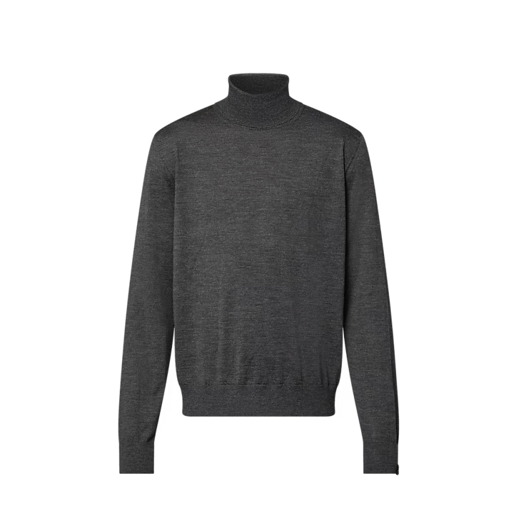 Louis Vuitton Silk and Cashmere Blend Turtleneck Size US L / EU 52-54 / 3 - 1 Thumbnail