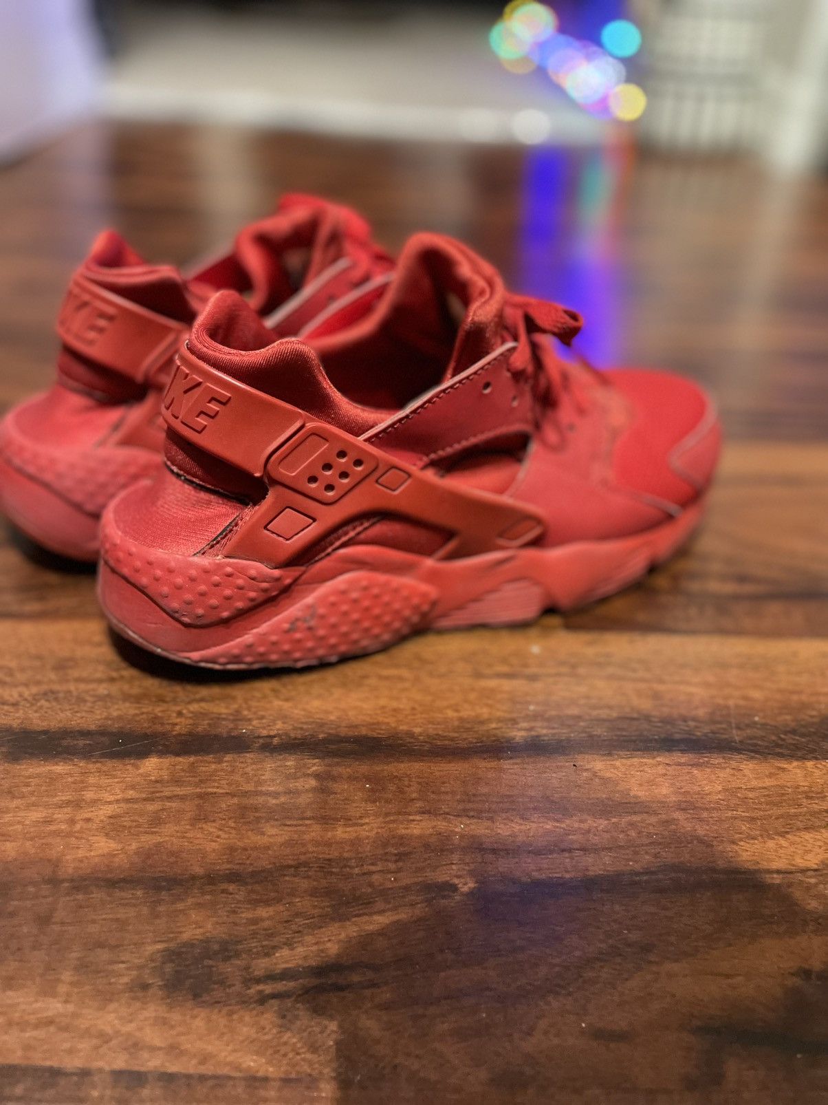 Nike Air Huarache “Triple Red” – Sz 6.5Y nike Size US 8.5 / IT 38.5 - 3 Thumbnail