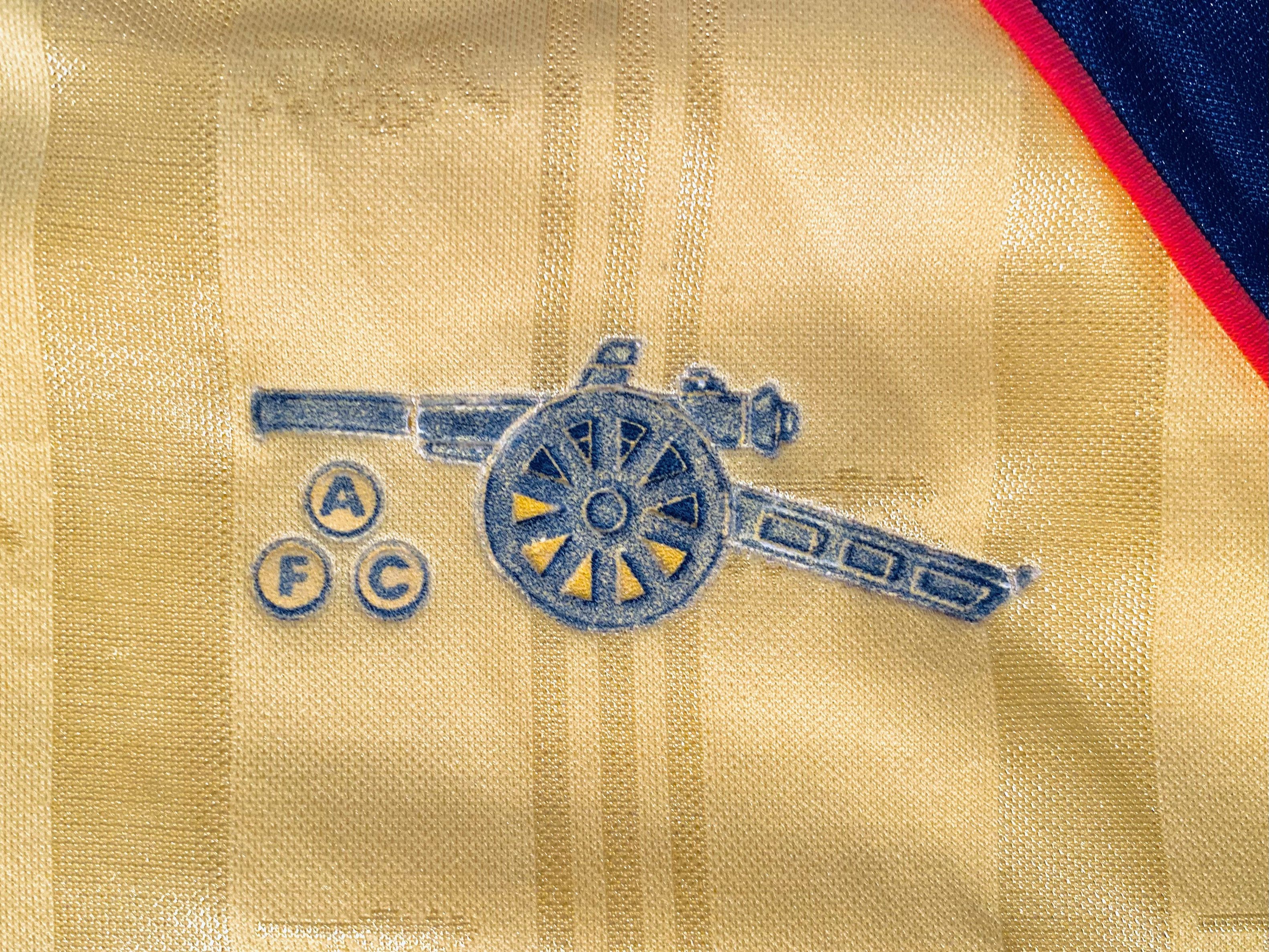 Adidas Arsenal Away Football Shirt 1988 - 1991 Size US M / EU 48-50 / 2 - 7 Thumbnail