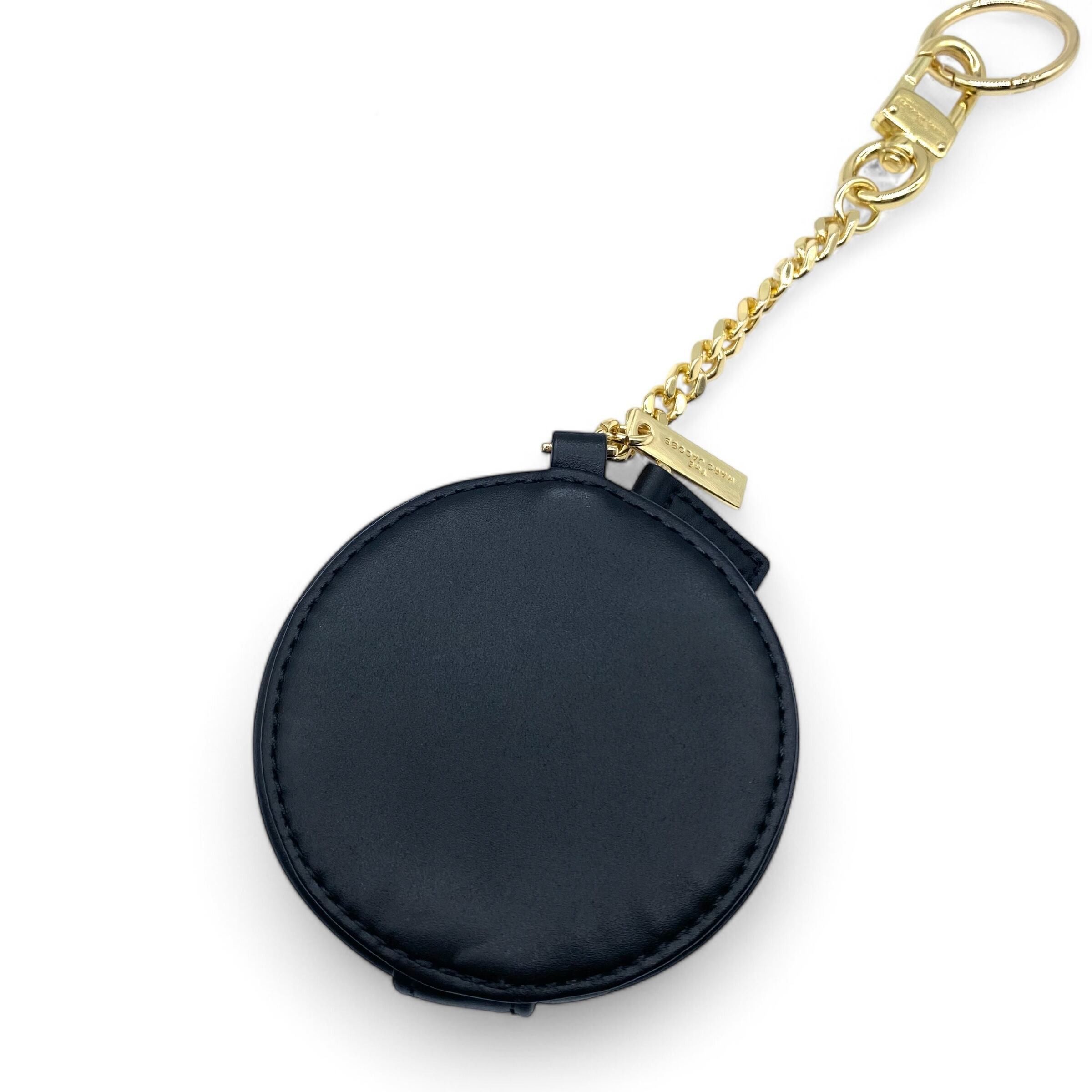 Marc Jacobs MARC JACOBS Leather Coin Case Black/Gold Size ONE SIZE - 2 Thumbnail