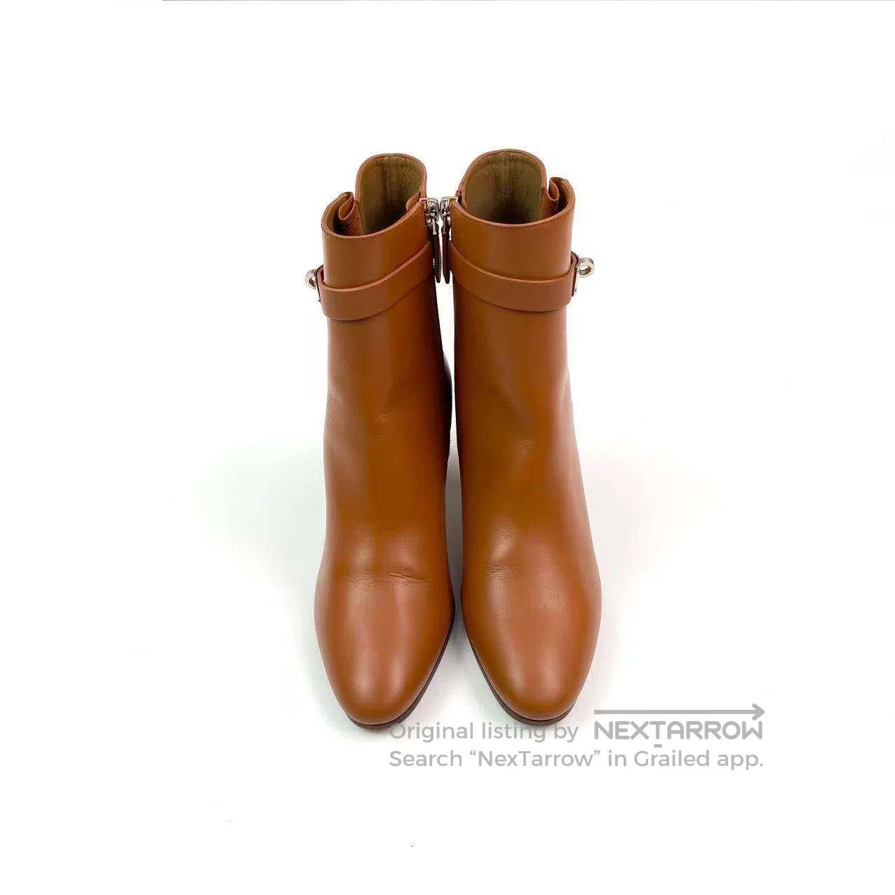 Hermes Hermes Kelly buckle high-heeled ankle boots| Size US 7.5 / IT 37.5 - 3 Thumbnail