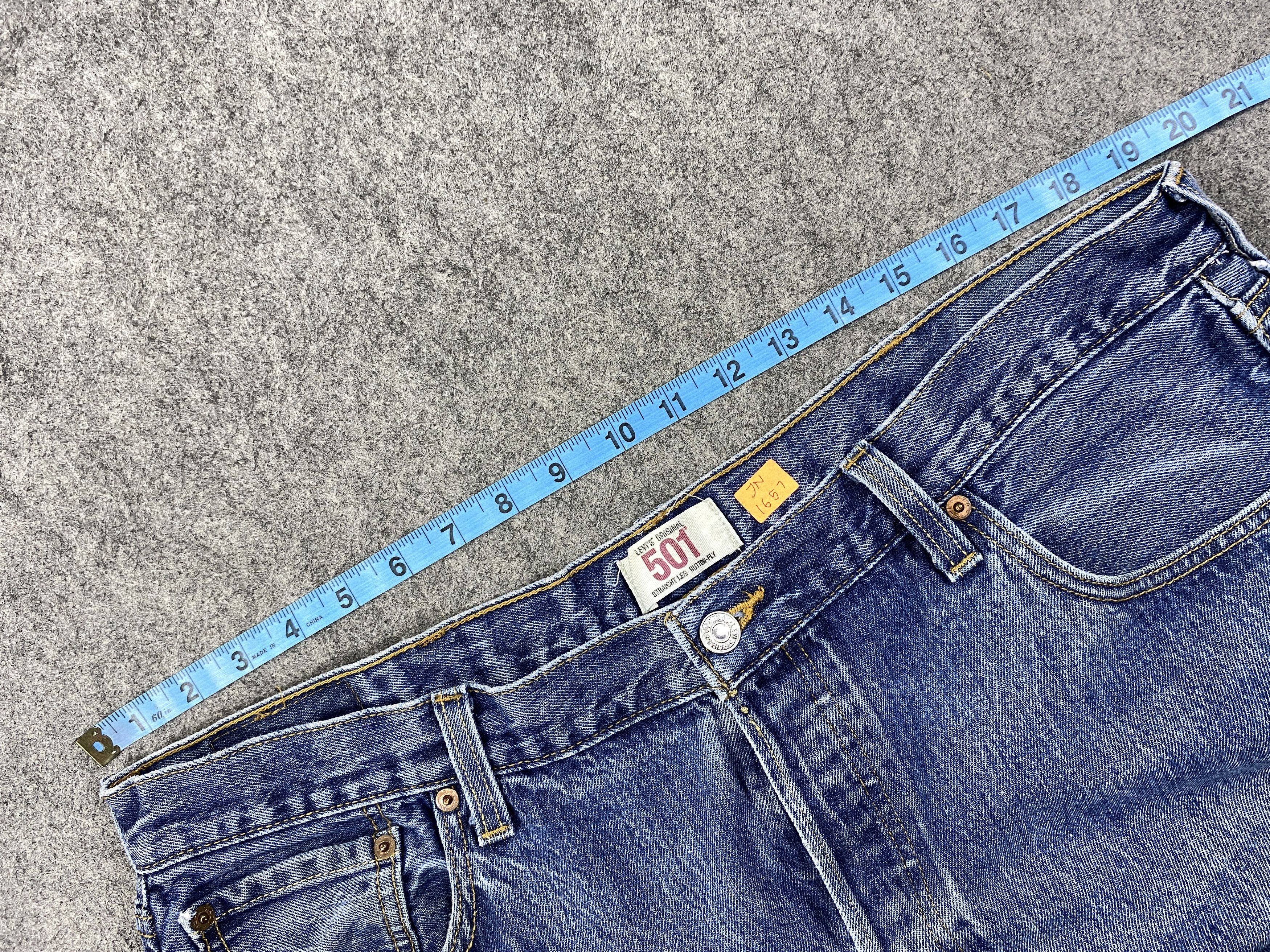Levi's Distressed Blue Vintage Levi's 501 39x29.5 Denim -JN1657 Size US 39 - 5 Thumbnail