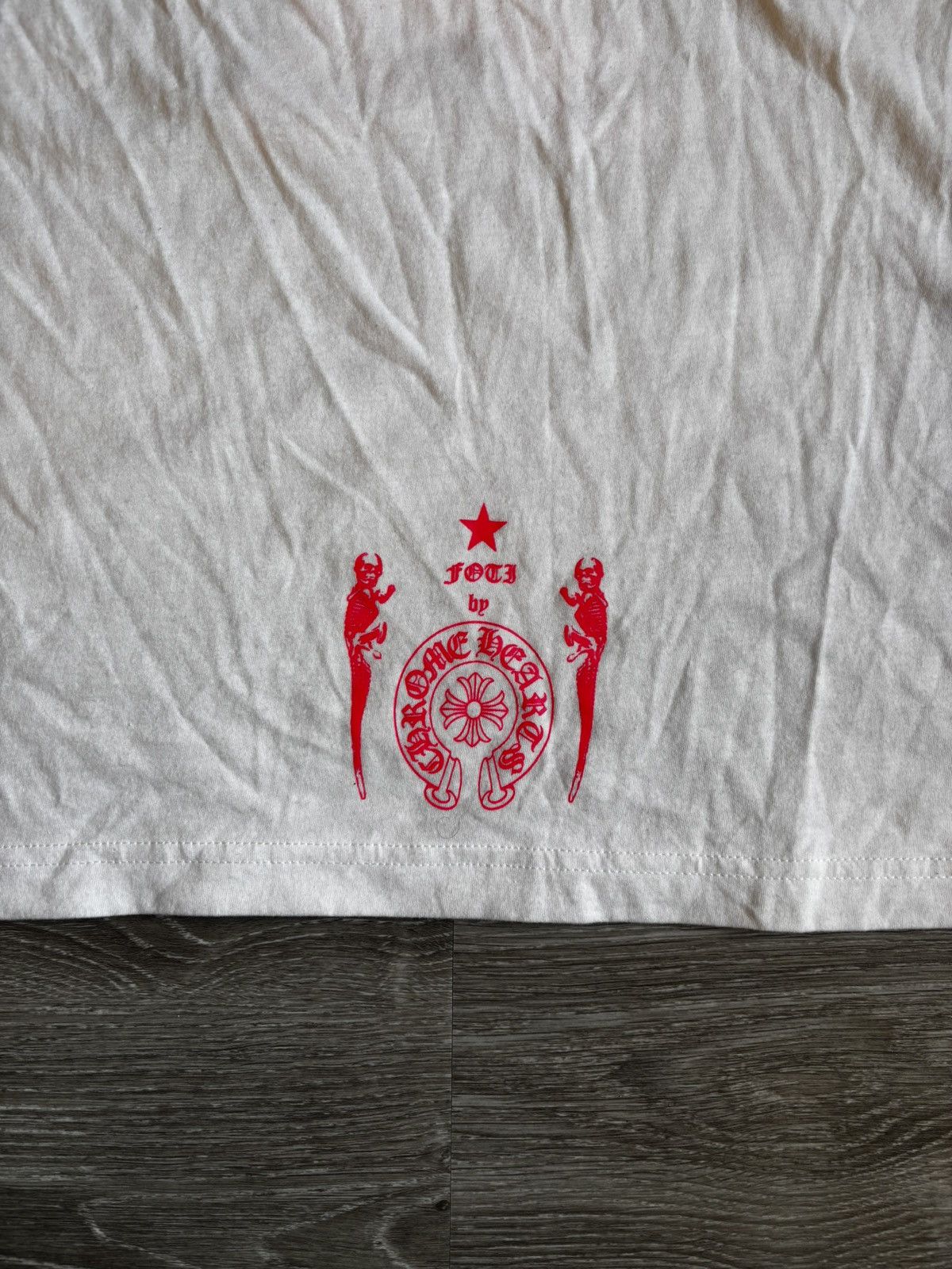 Chrome Hearts Chrome Hearts Foti Tee White Size US L / EU 52-54 / 3 - 3 Thumbnail