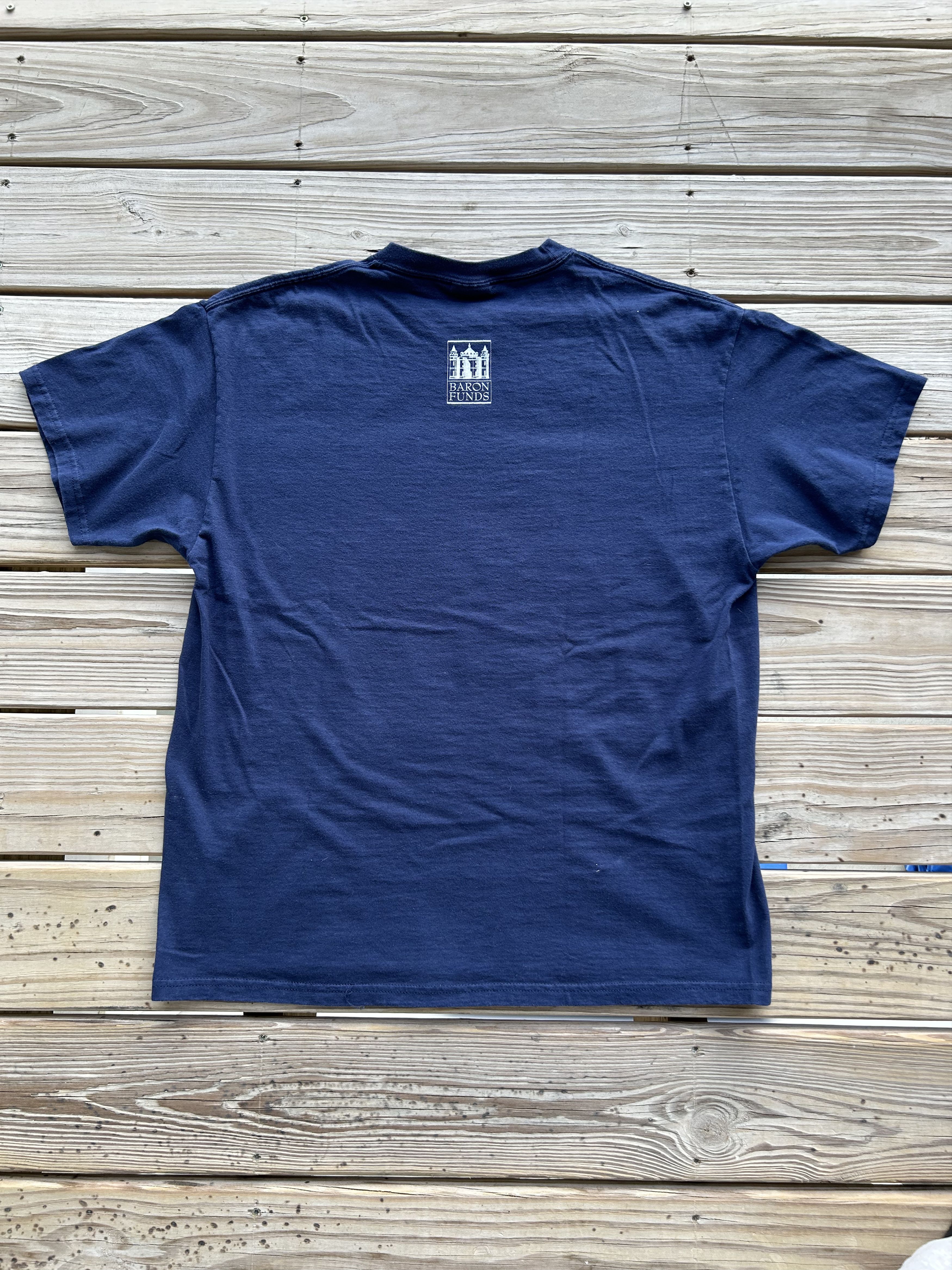 Vintage 2002 Baron Funds Graphic Tee Size US XL / EU 56 / 4 - 2 Thumbnail