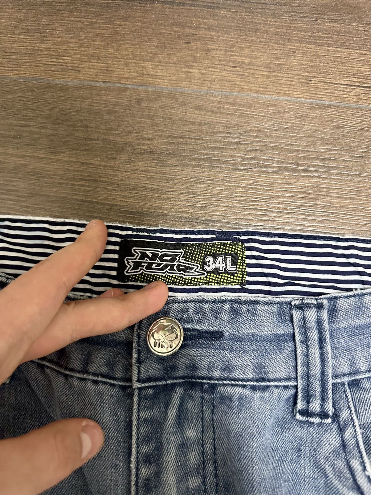 No Fear Vintage If Six Was Nine Style Y2K Jeans Style White Size US 34 / EU 50 - 10 Thumbnail