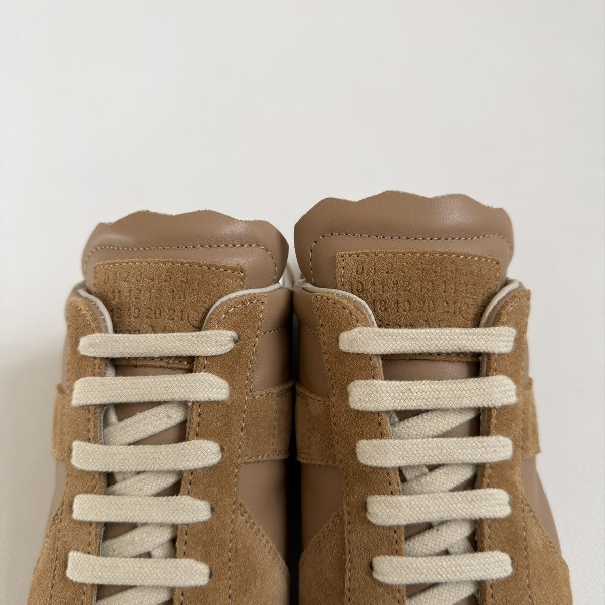 Maison Margiela S/S 20 Tan Leather ‘Mule’ GAT Sneakers Size US 7 / IT 37 - 10 Thumbnail